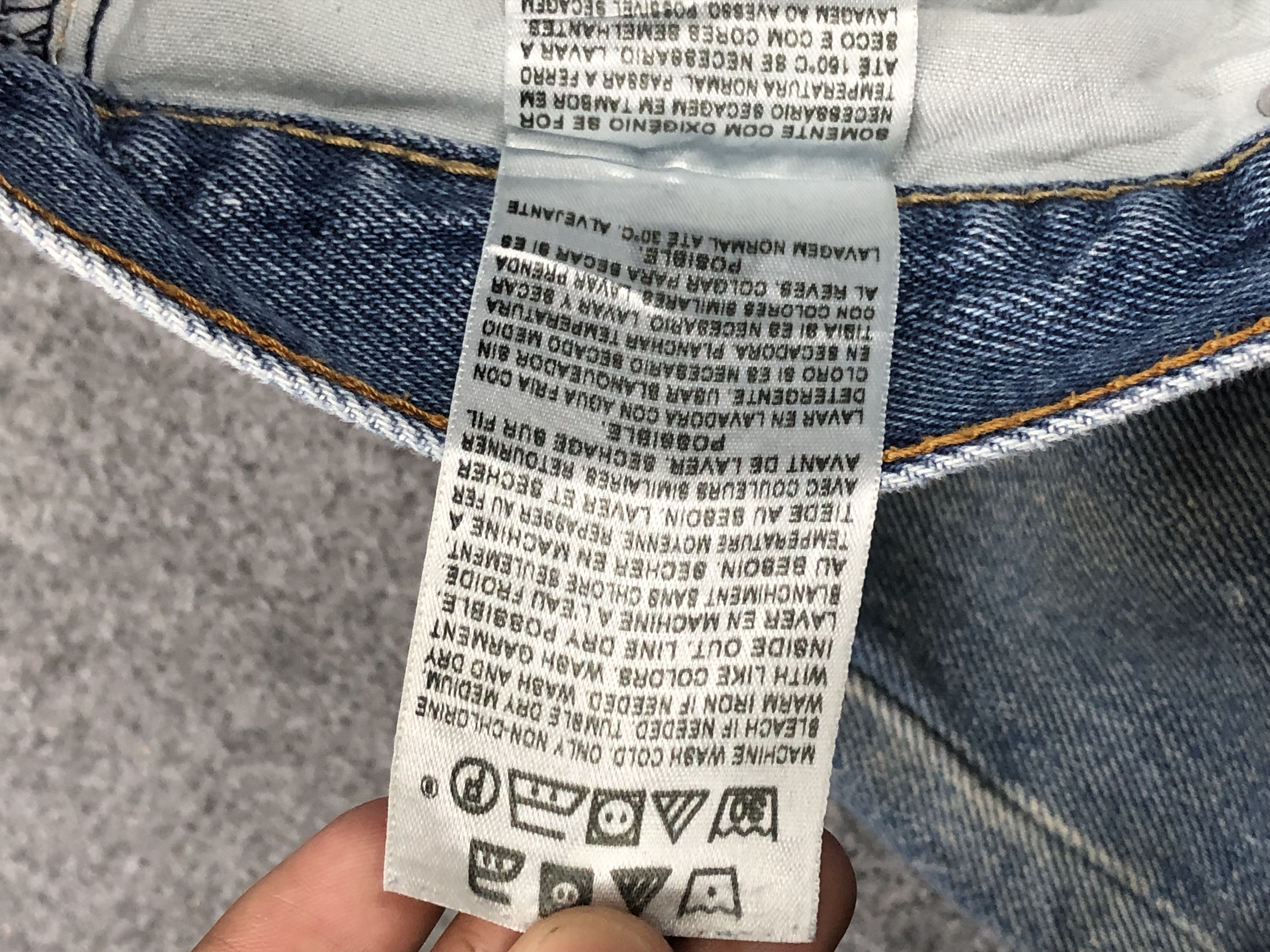 Levi's Vintage Levis 505 Faded Blue Jeans DP1624 Size US 38 / EU 54 - 9 Thumbnail