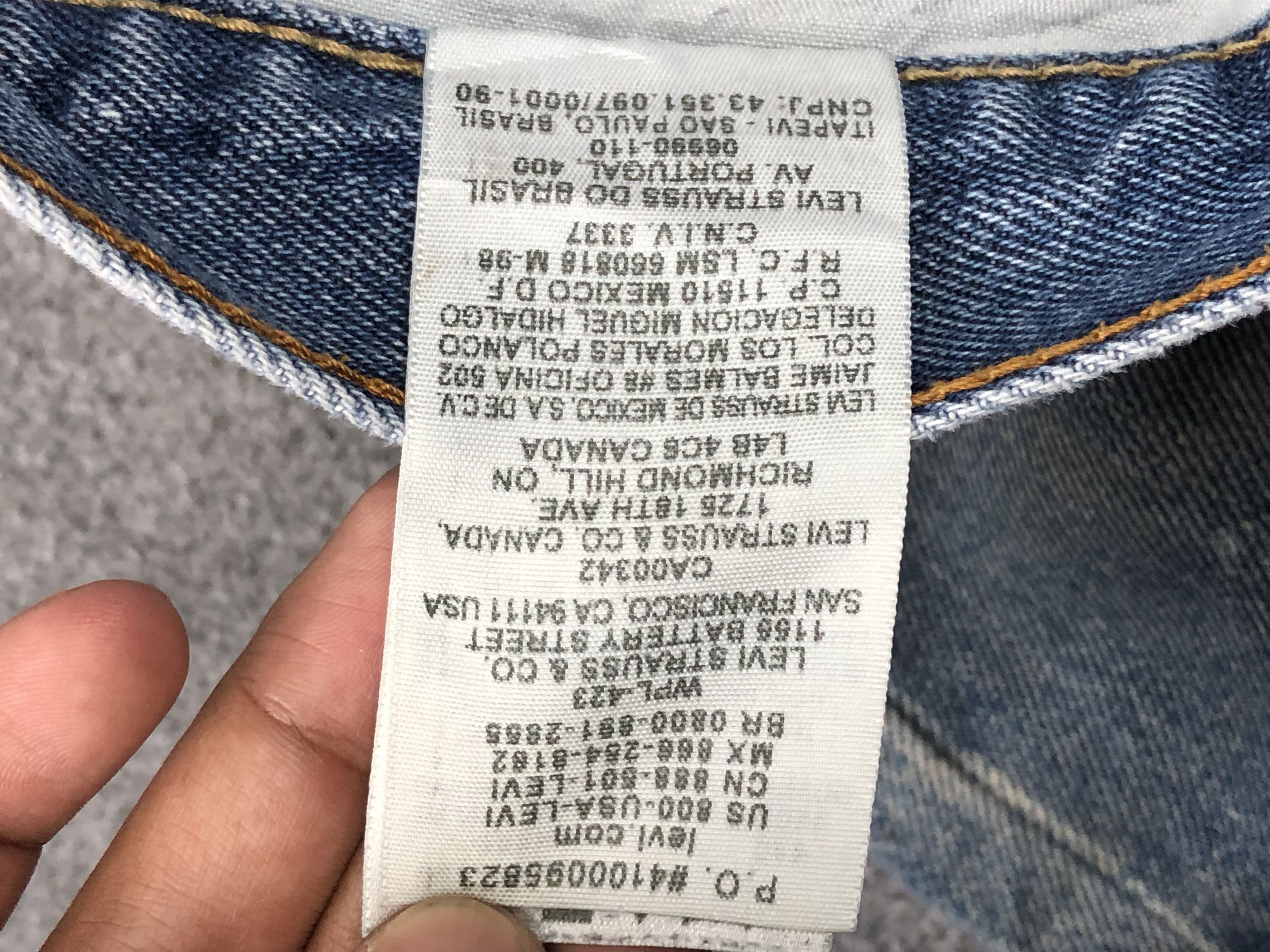 Levi's Vintage Levis 505 Faded Blue Jeans DP1624 Size US 38 / EU 54 - 10 Thumbnail