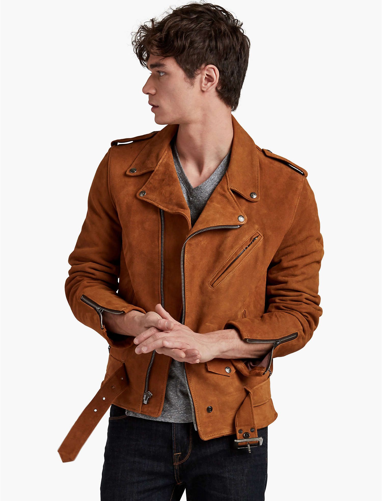 Schott BNWT Schott x LB Perfecto Suede Leather Moto Jacket