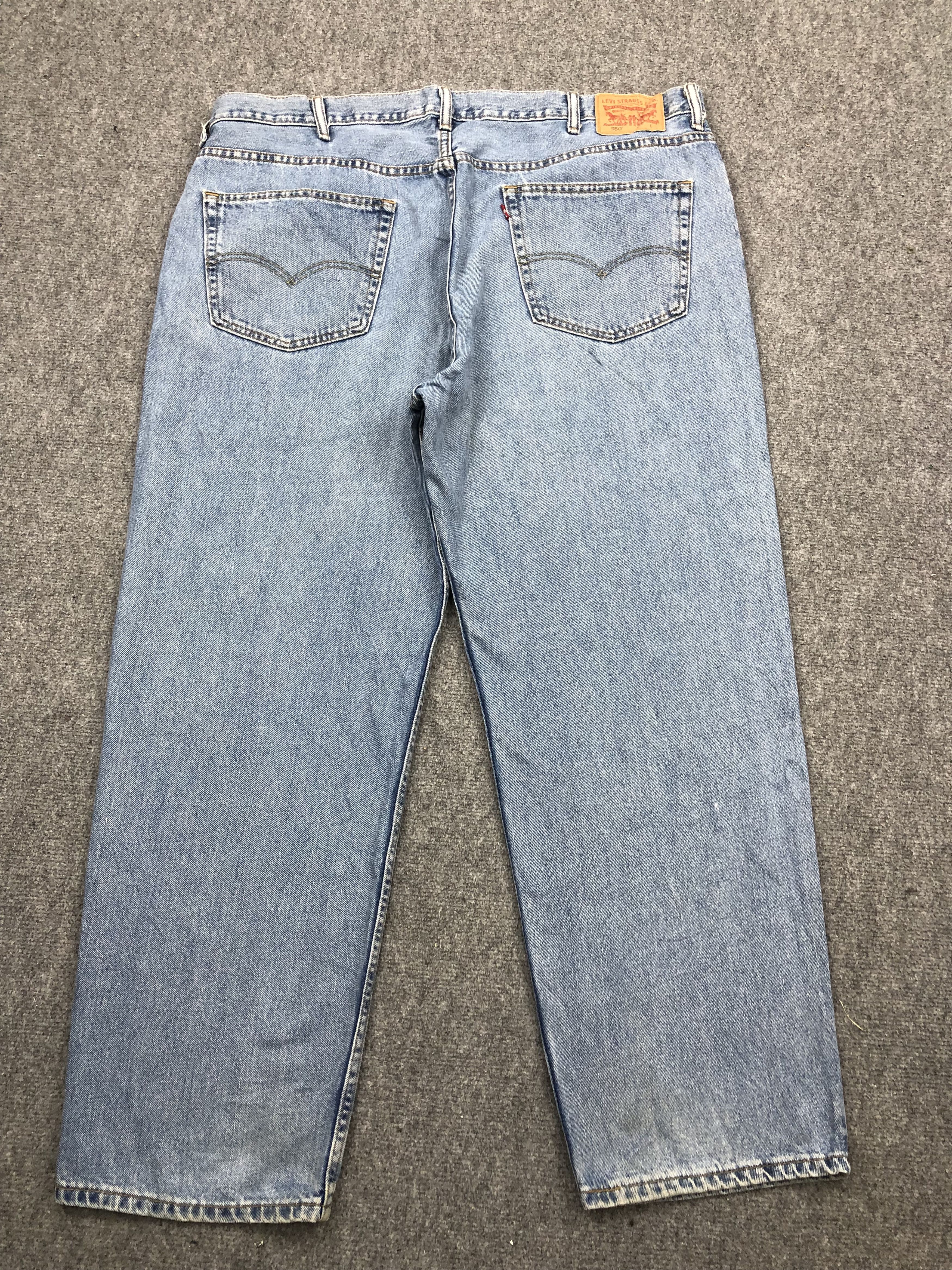 Levi's Vintage Levis 550 Light Wash Jeans DP1640 Size US 44 / EU 60 - 3 Thumbnail
