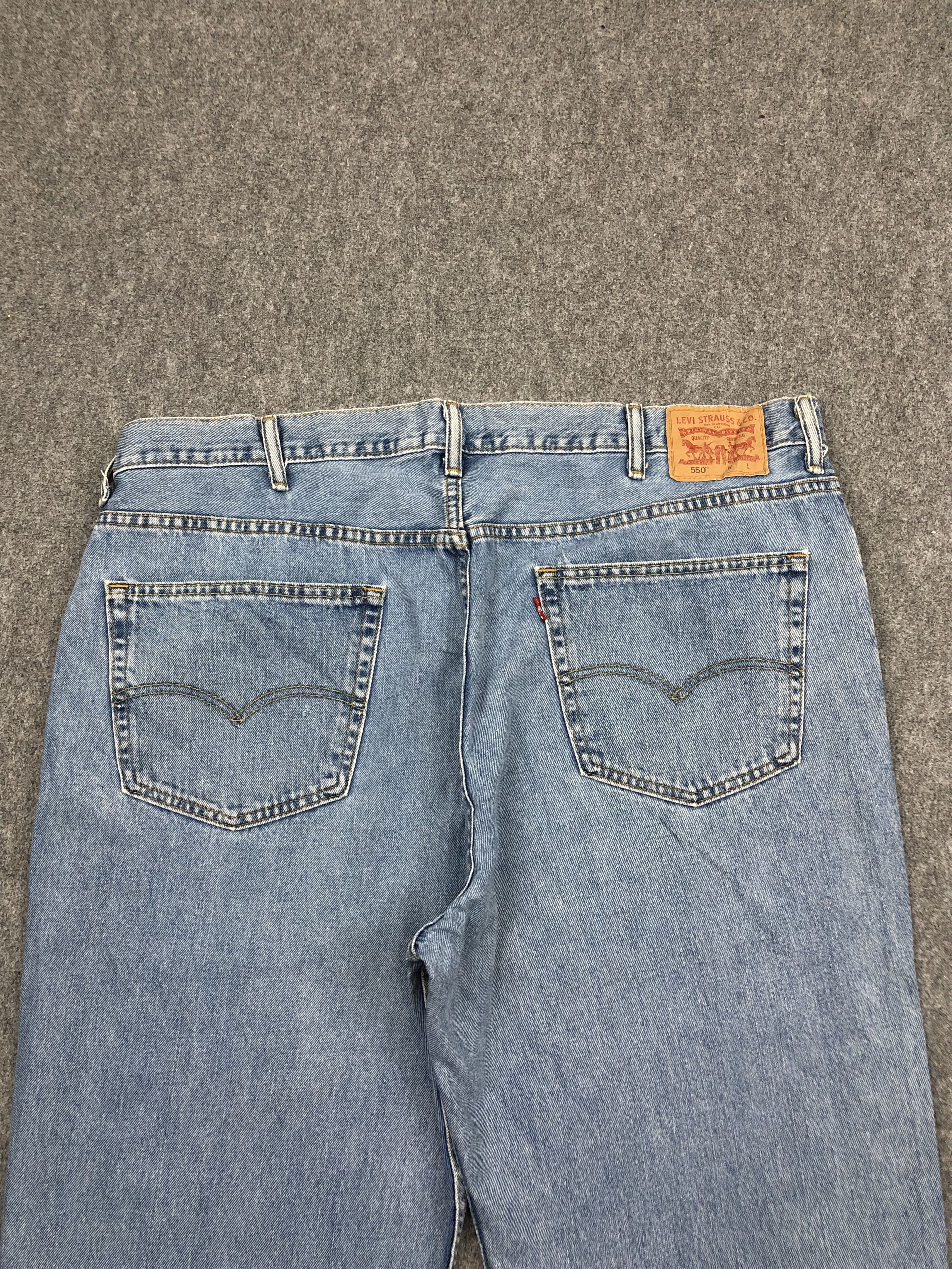 Levi's Vintage Levis 550 Light Wash Jeans DP1640 Size US 44 / EU 60 - 4 Thumbnail