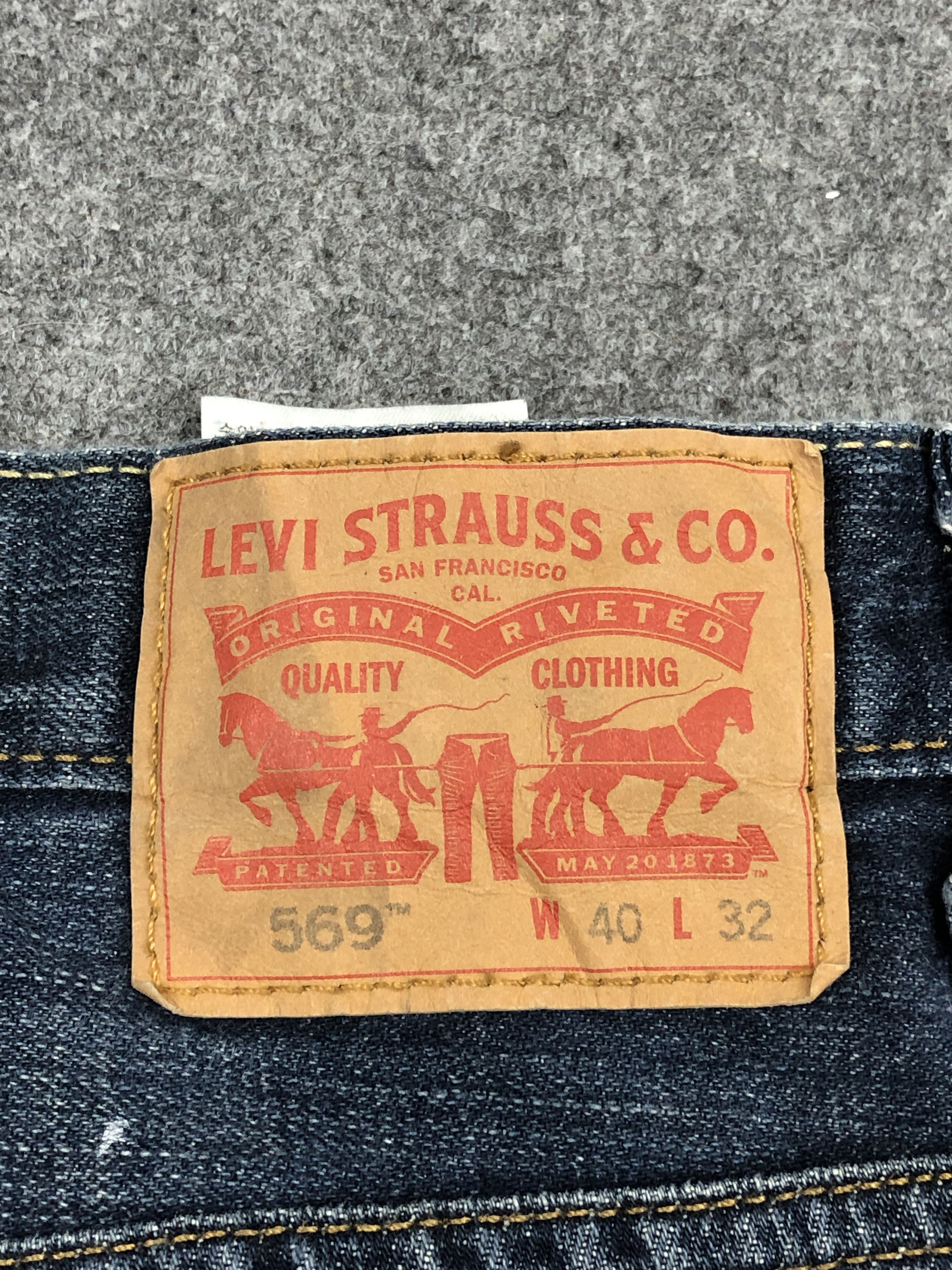 Levi's Vintage Levis 569 Faded Jeans DP1638 Size US 41 - 5 Thumbnail