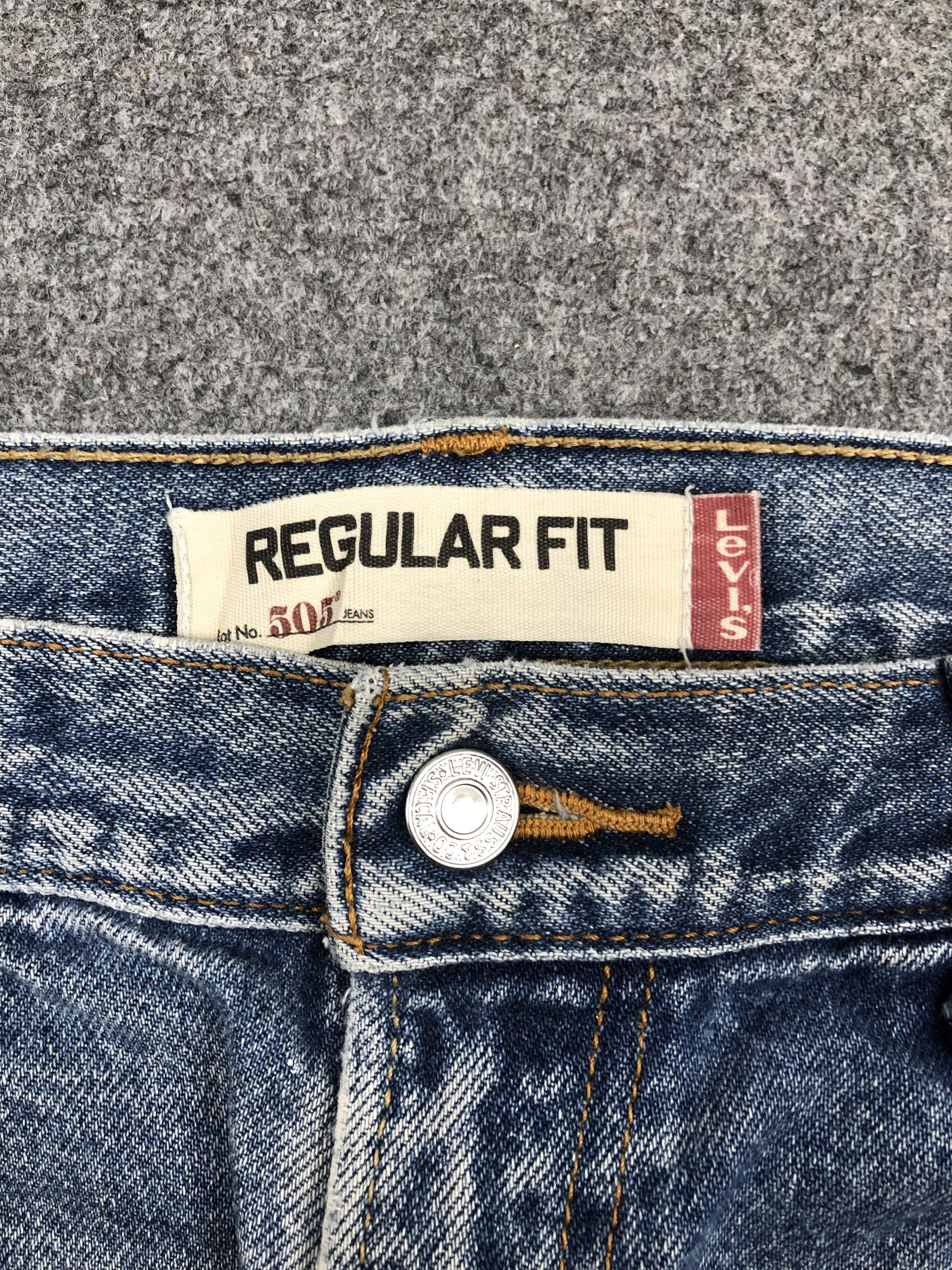 Levi's Vintage Levis 505 Faded Blue Jeans DP1636 Size US 36 / EU 52 - 7 Thumbnail