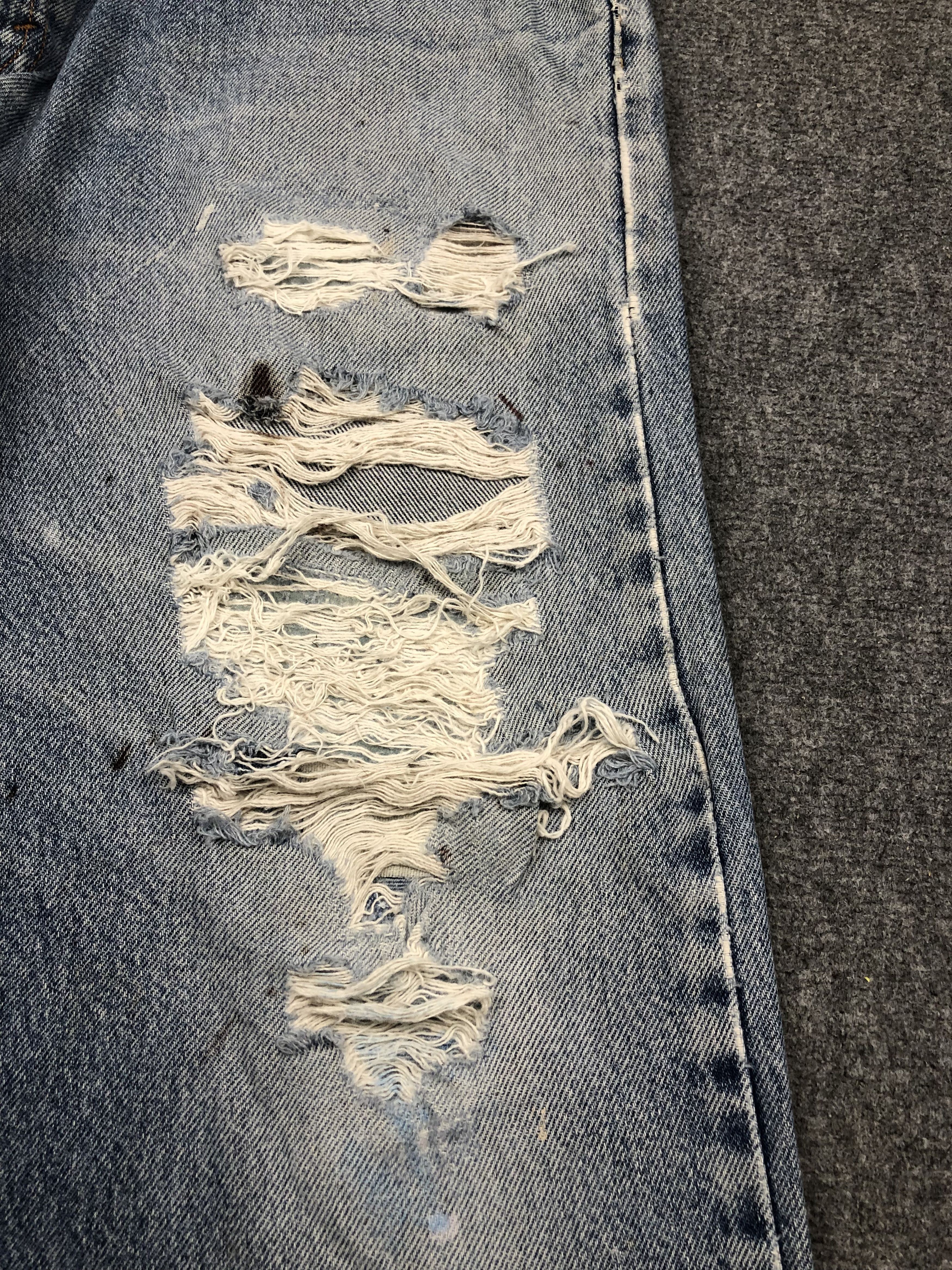 Levi's Vintage Levis 505 Faded Blue Jeans DP1636 Size US 36 / EU 52 - 8 Thumbnail