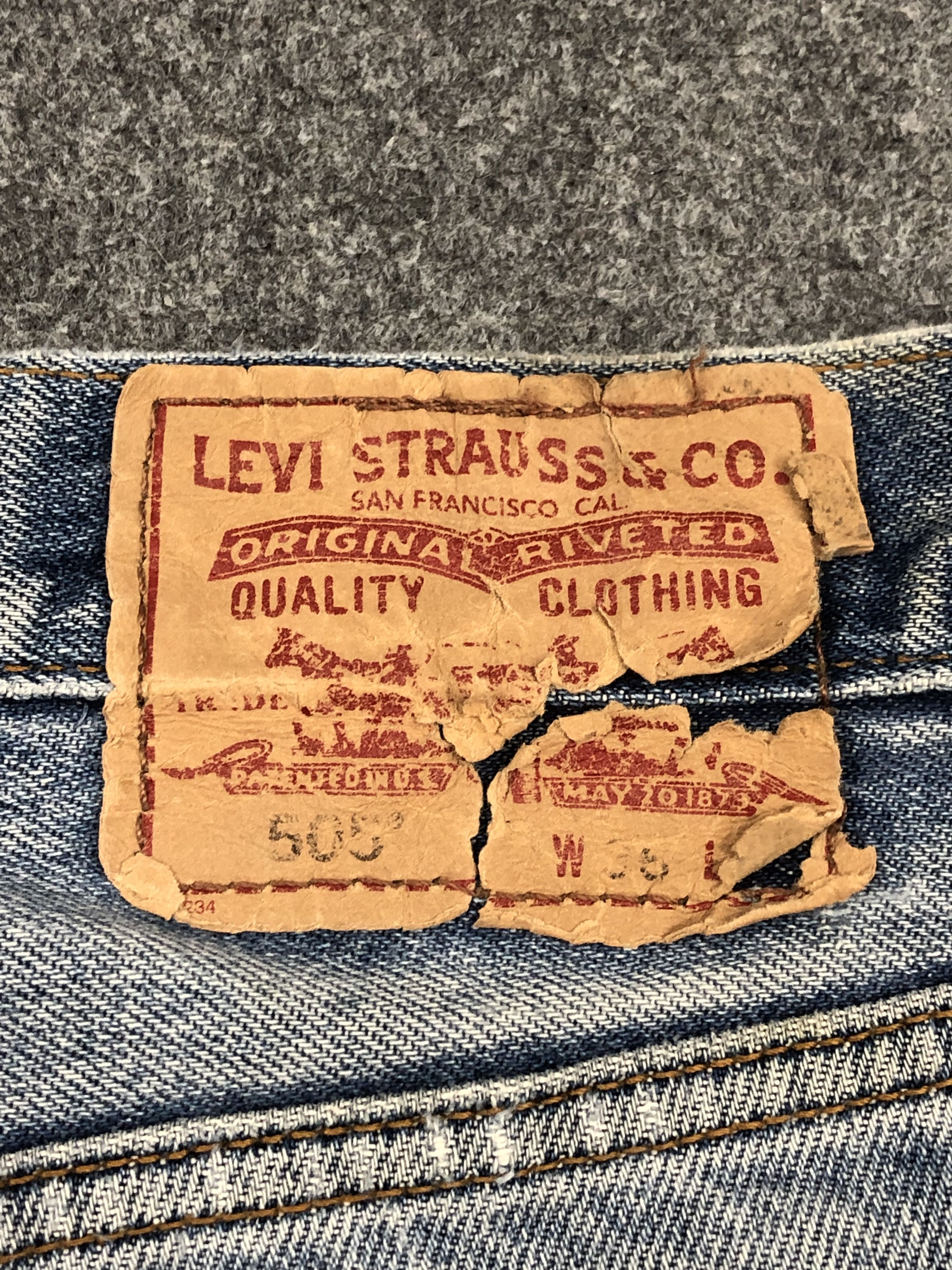 Levi's Vintage Levis 505 Faded Blue Jeans DP1636 Size US 36 / EU 52 - 5 Thumbnail