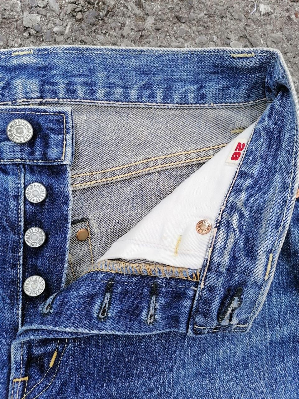 Japanese Brand H.R. Market Selvedge Jeans Size US 26 / EU 42 - 4 Thumbnail