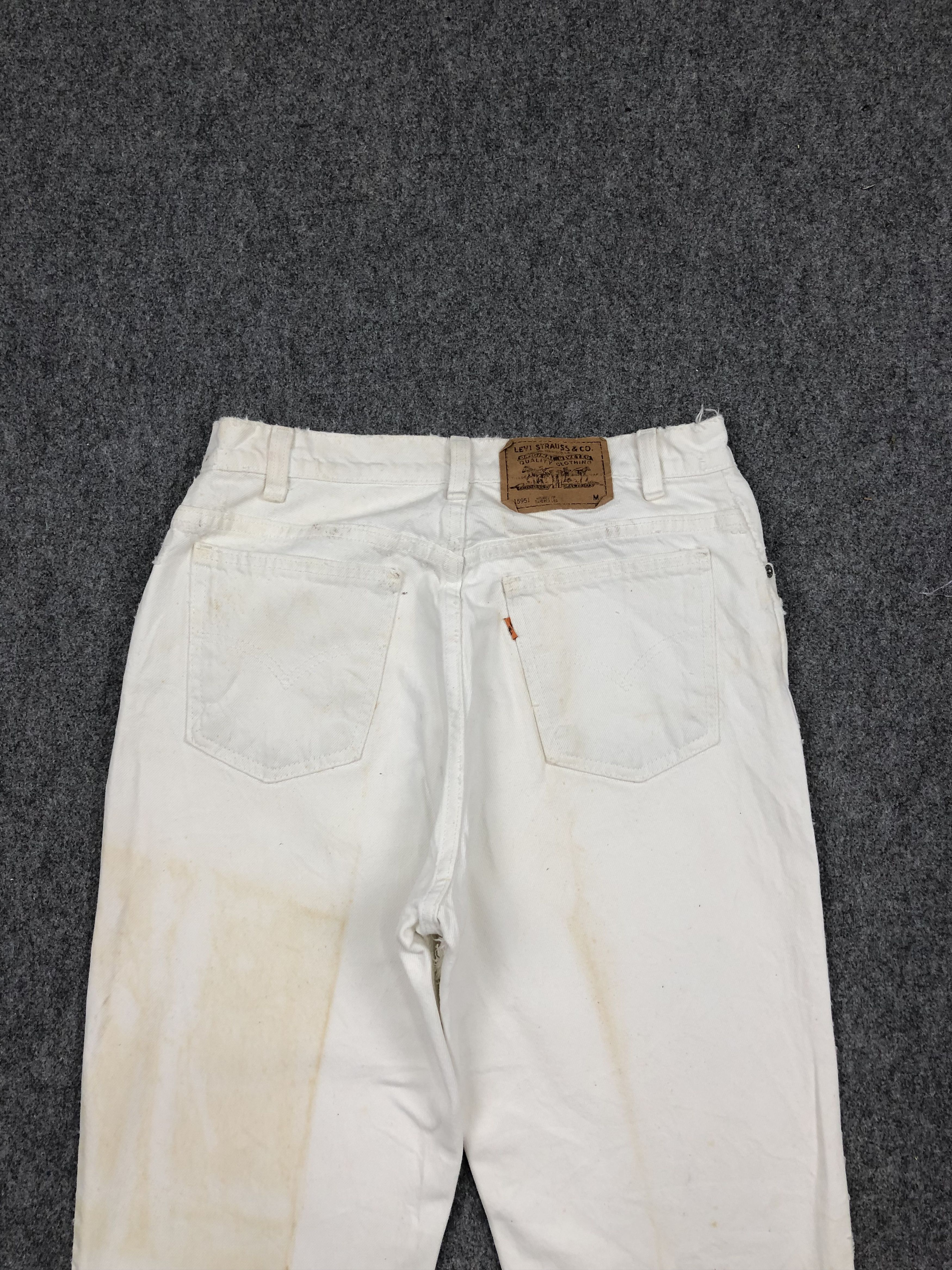 Levi's Vintage 90s Levis 951 Orange Tab Jeans DP1635 Size US 30 / EU 46 - 4 Thumbnail