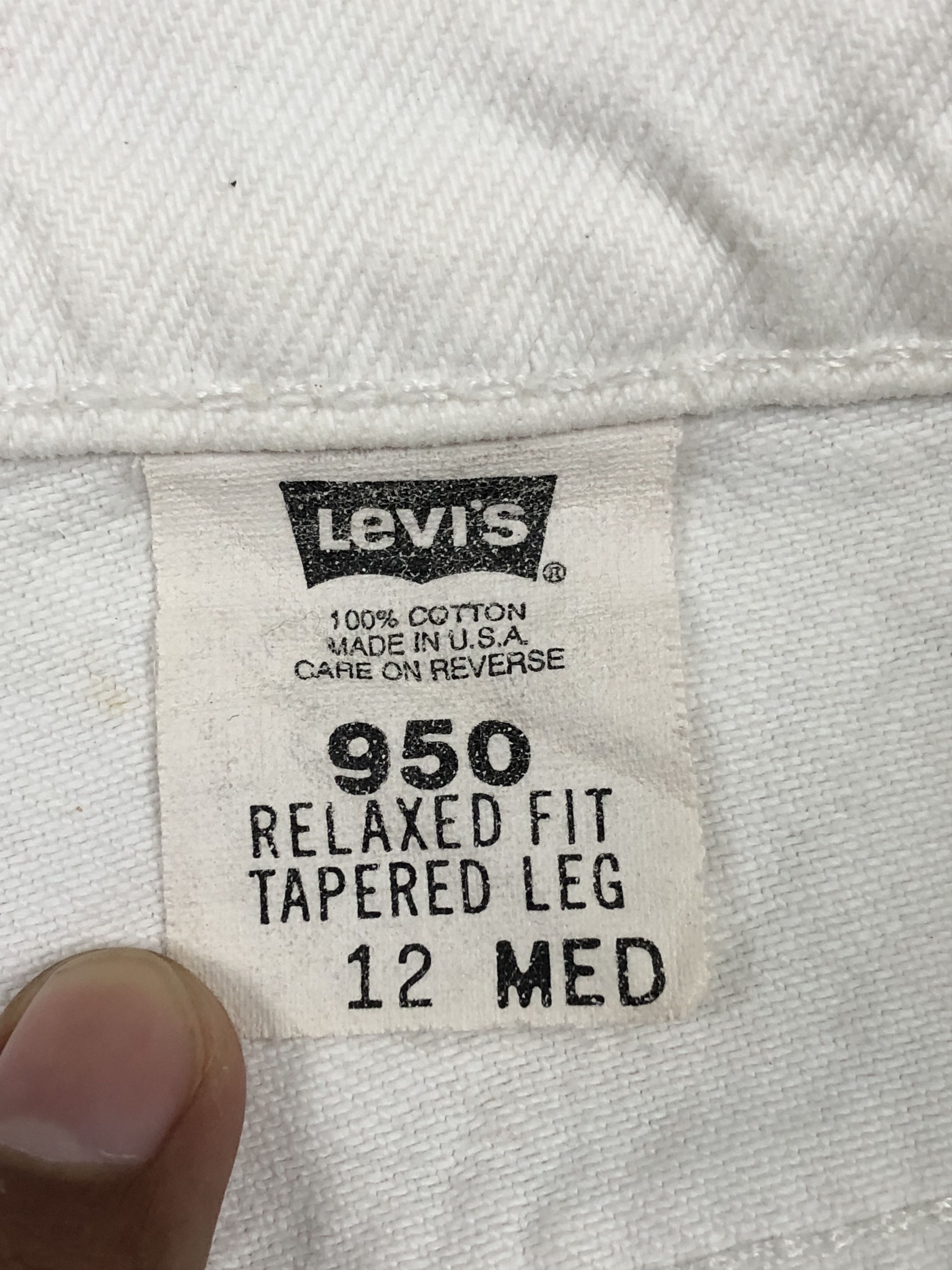 Levi's Vintage 90s Levis 951 Orange Tab Jeans DP1635 Size US 30 / EU 46 - 6 Thumbnail