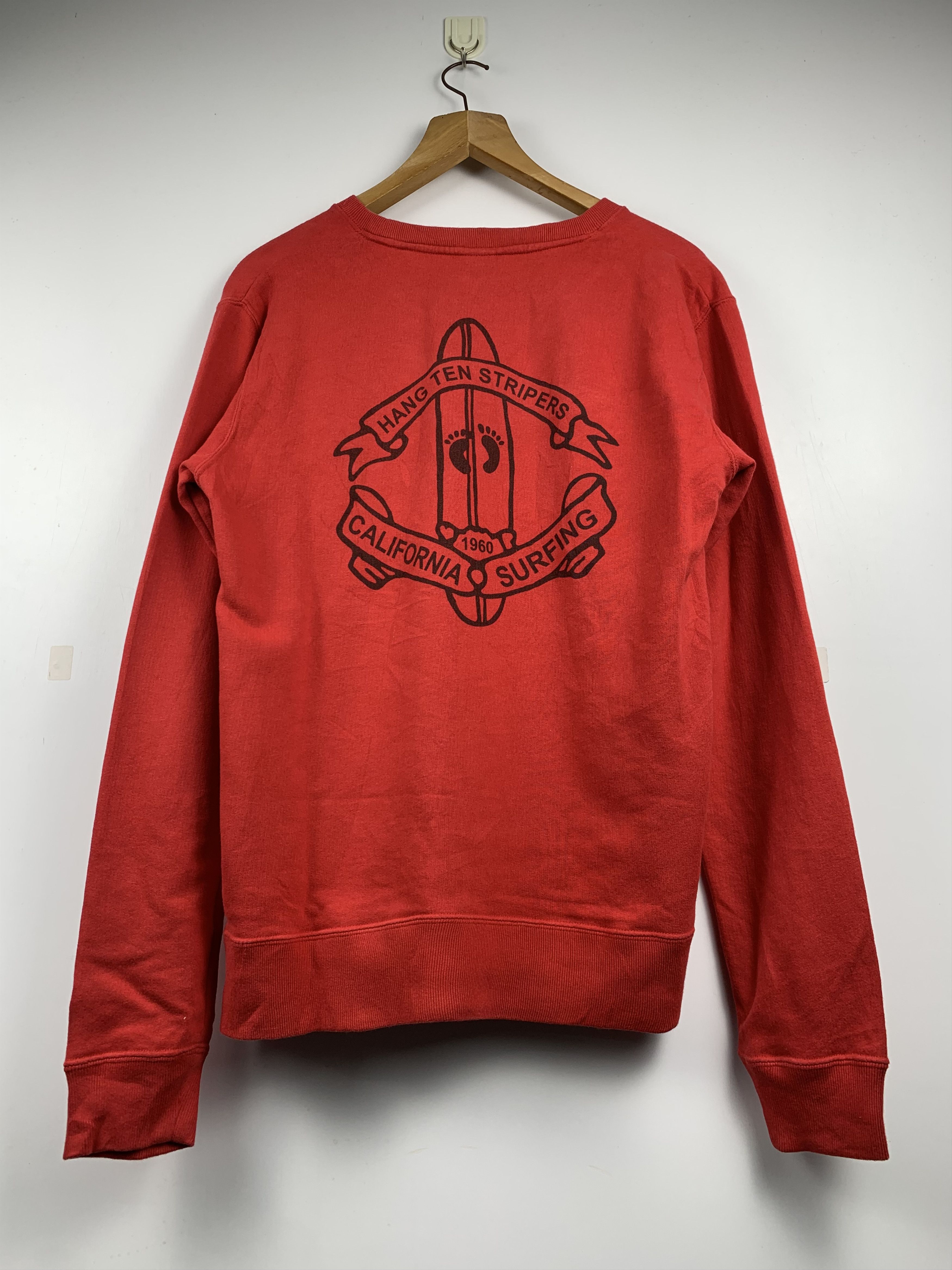Hang Ten Vintage Hang Ten Pullover Crewneck Sweatshirt J1113 Size US M / EU 48-50 / 2 - 2 Thumbnail