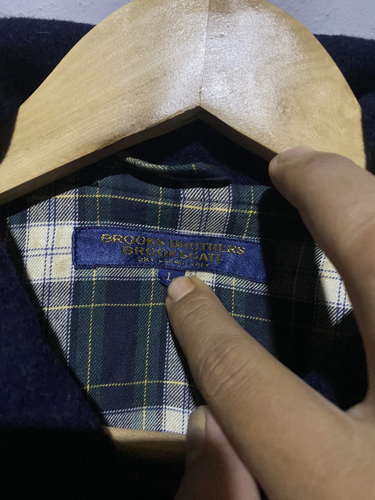 Brooks Brothers × Vintage Vintage Brooks Brothers Brooksgate Wool Bomber Jacket Size US L / EU 52-54 / 3 - 5 Thumbnail