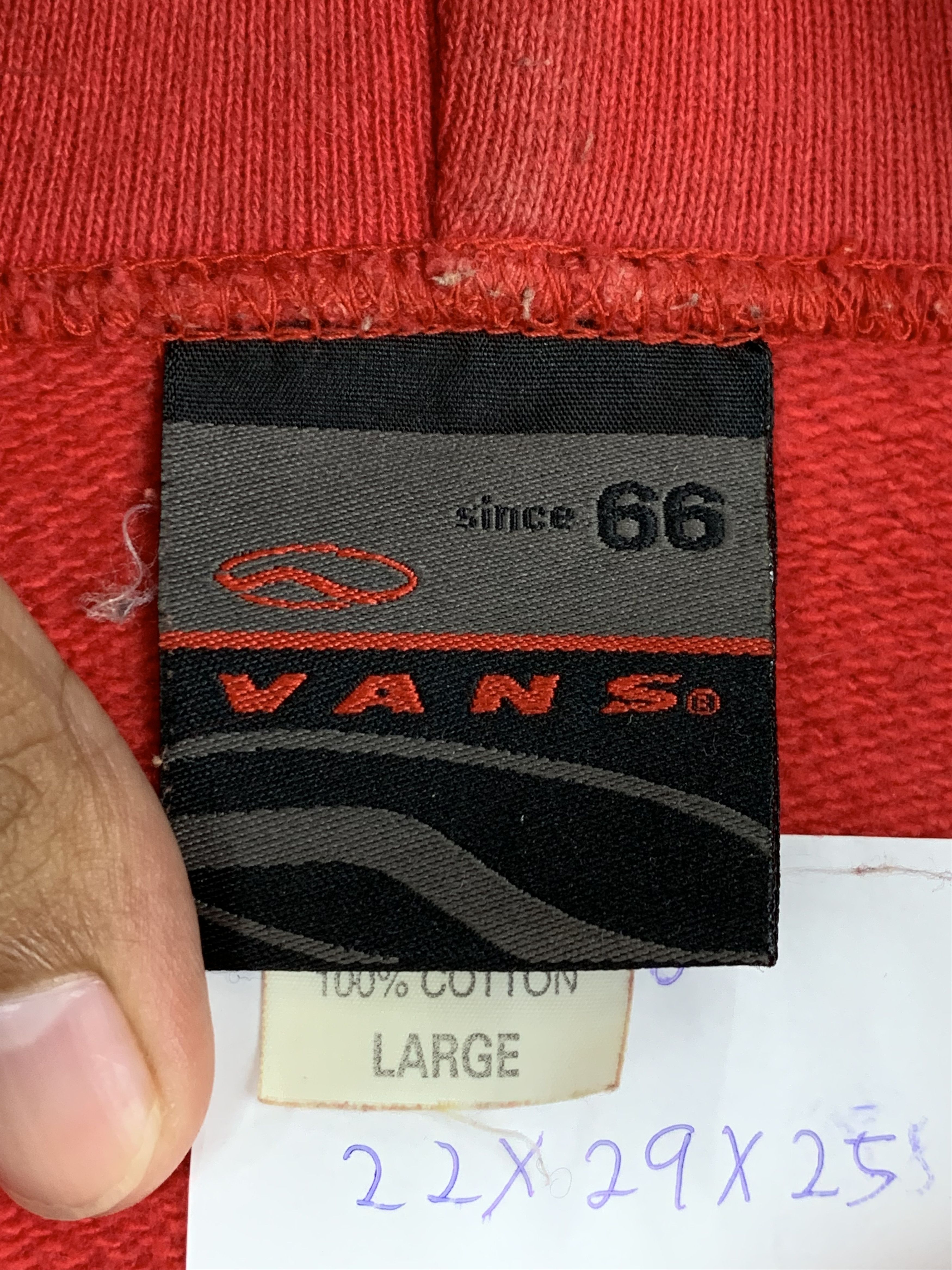Vans Vintage 90s Vans Skateboard Hoodie Jumper Pullover Jacket Size US L / EU 52-54 / 3 - 9 Thumbnail