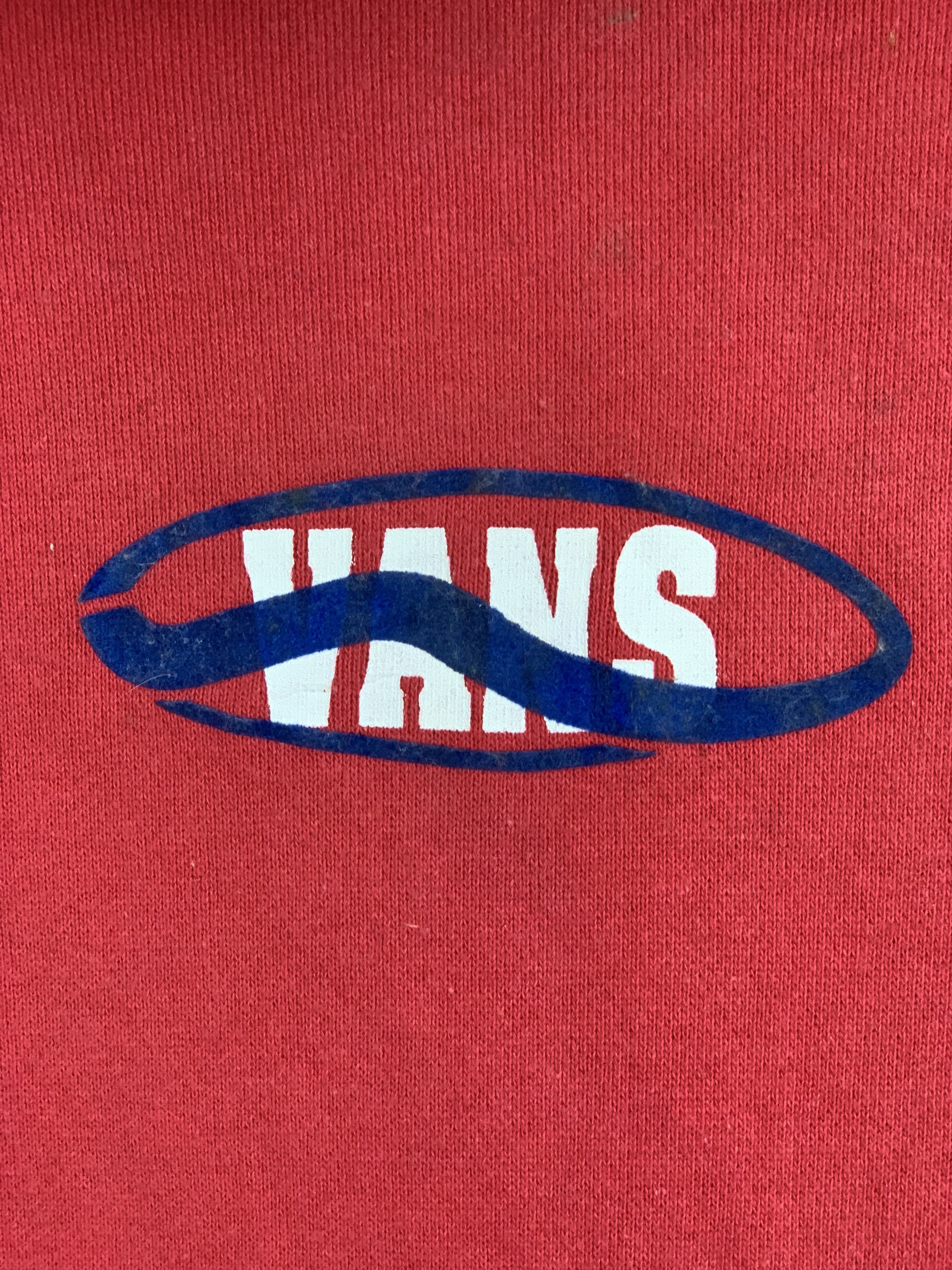 Vans Vintage 90s Vans Skateboard Hoodie Jumper Pullover Jacket Size US L / EU 52-54 / 3 - 8 Thumbnail