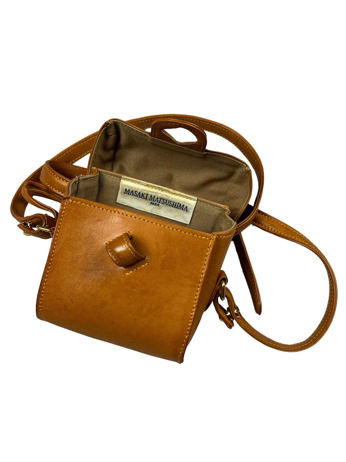 Masaki Matsushima Vintage Masaki Matsushima Leather Mini Crossbody Bag Size ONE SIZE - 11 Thumbnail