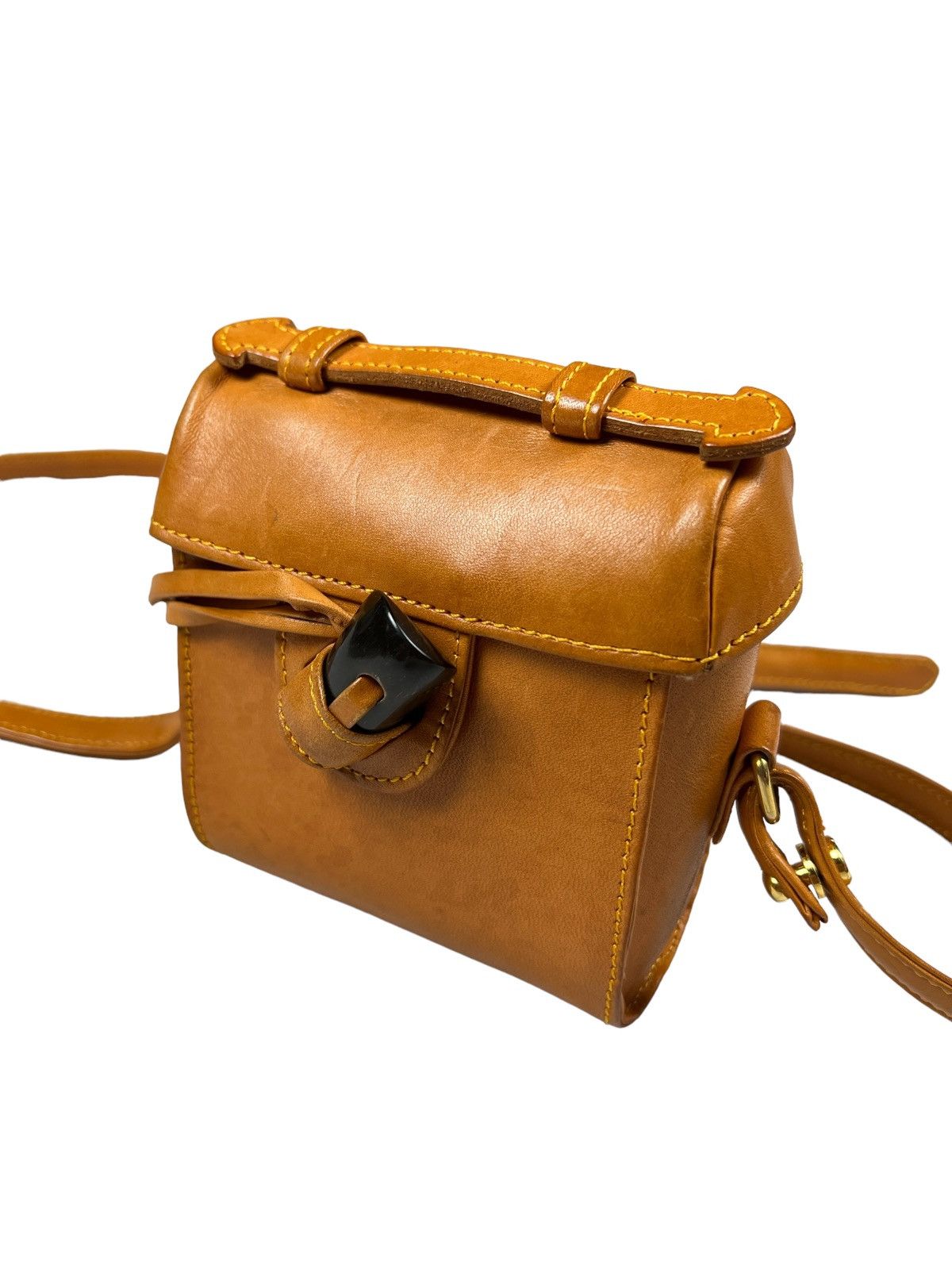 Masaki Matsushima Vintage Masaki Matsushima Leather Mini Crossbody Bag Size ONE SIZE - 4 Thumbnail