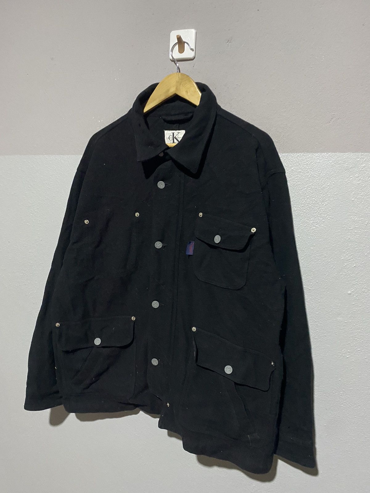 Calvin Klein × Vintage 🔥SALE🔥CALVIN KLEIN JEANS WOOL JACKET Size US L / EU 52-54 / 3 - 3 Thumbnail