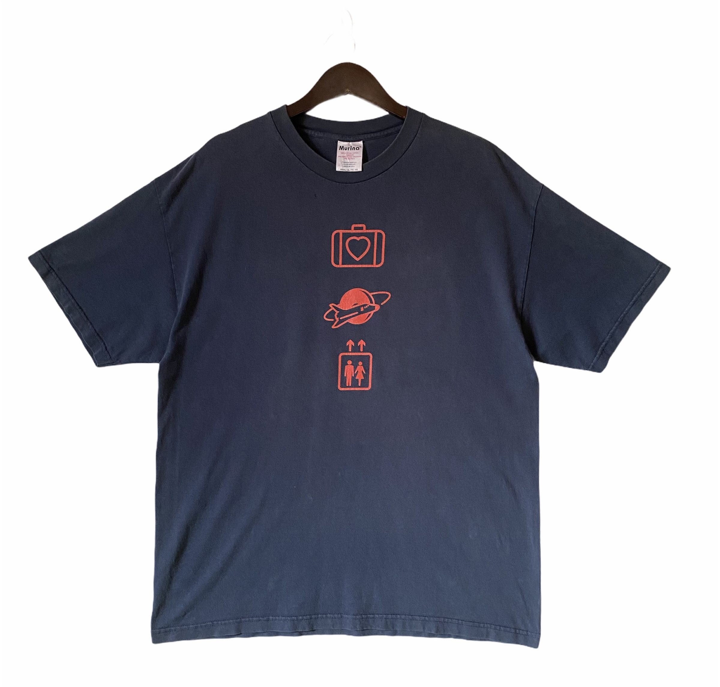 Band Tees 💥VINTAGE 90s U2 alternative pop rock Elevation tour shirt Size US XL / EU 56 / 4 - 1 Thumbnail