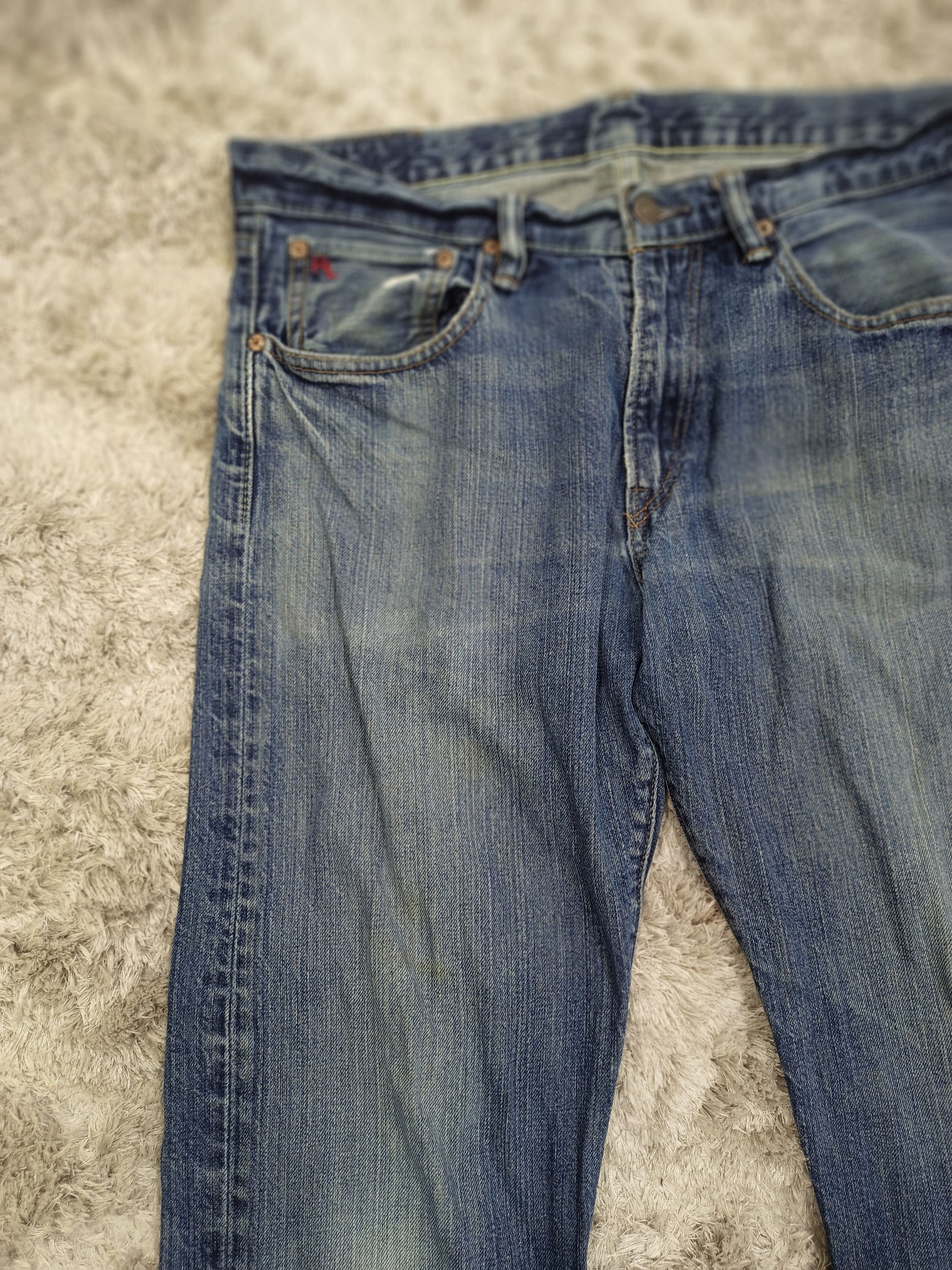 Polo Ralph Lauren Vintage Polo Ralph Lauren Sun Faded Jeans Size US 35 - 8 Thumbnail