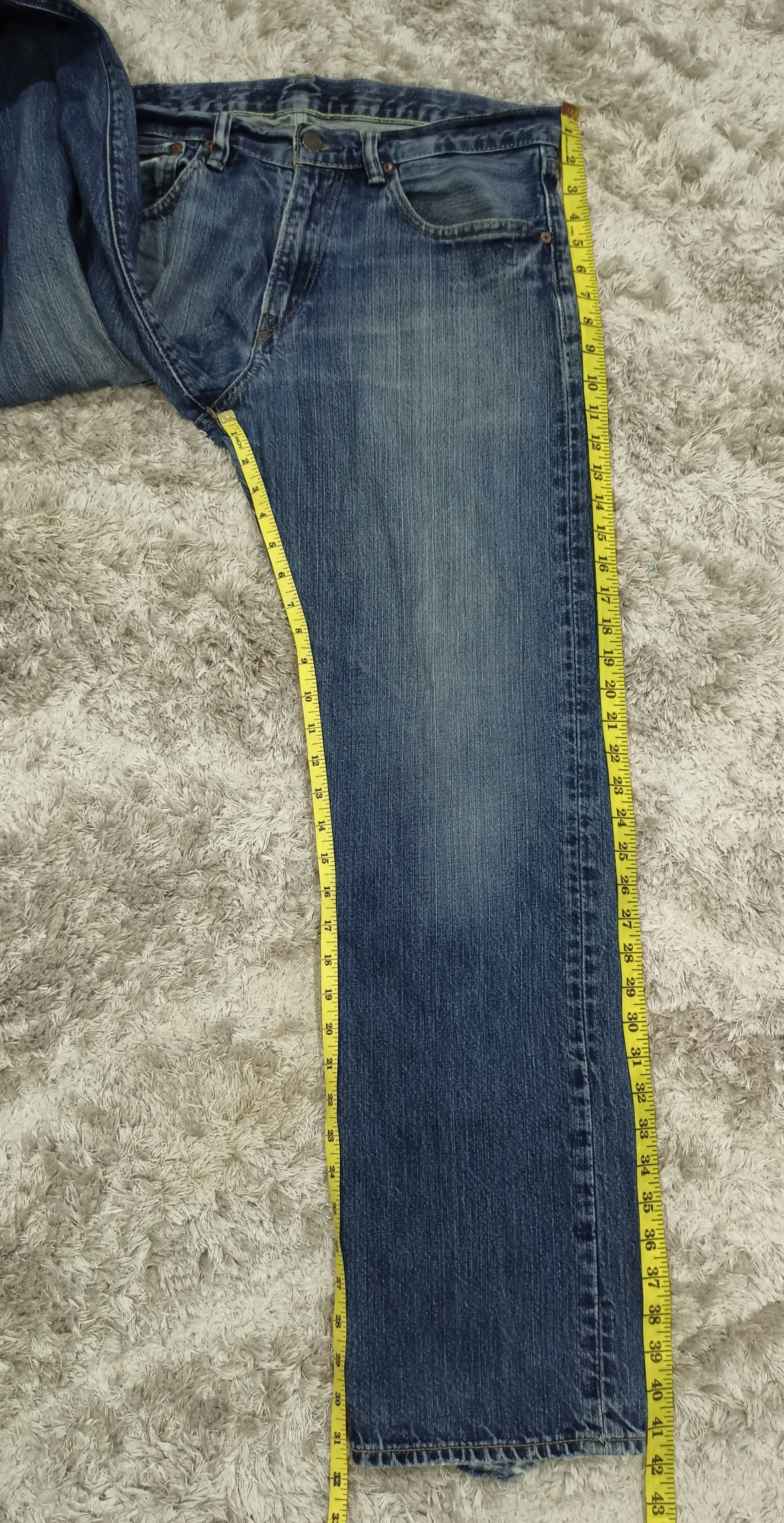 Polo Ralph Lauren Vintage Polo Ralph Lauren Sun Faded Jeans Size US 35 - 3 Thumbnail