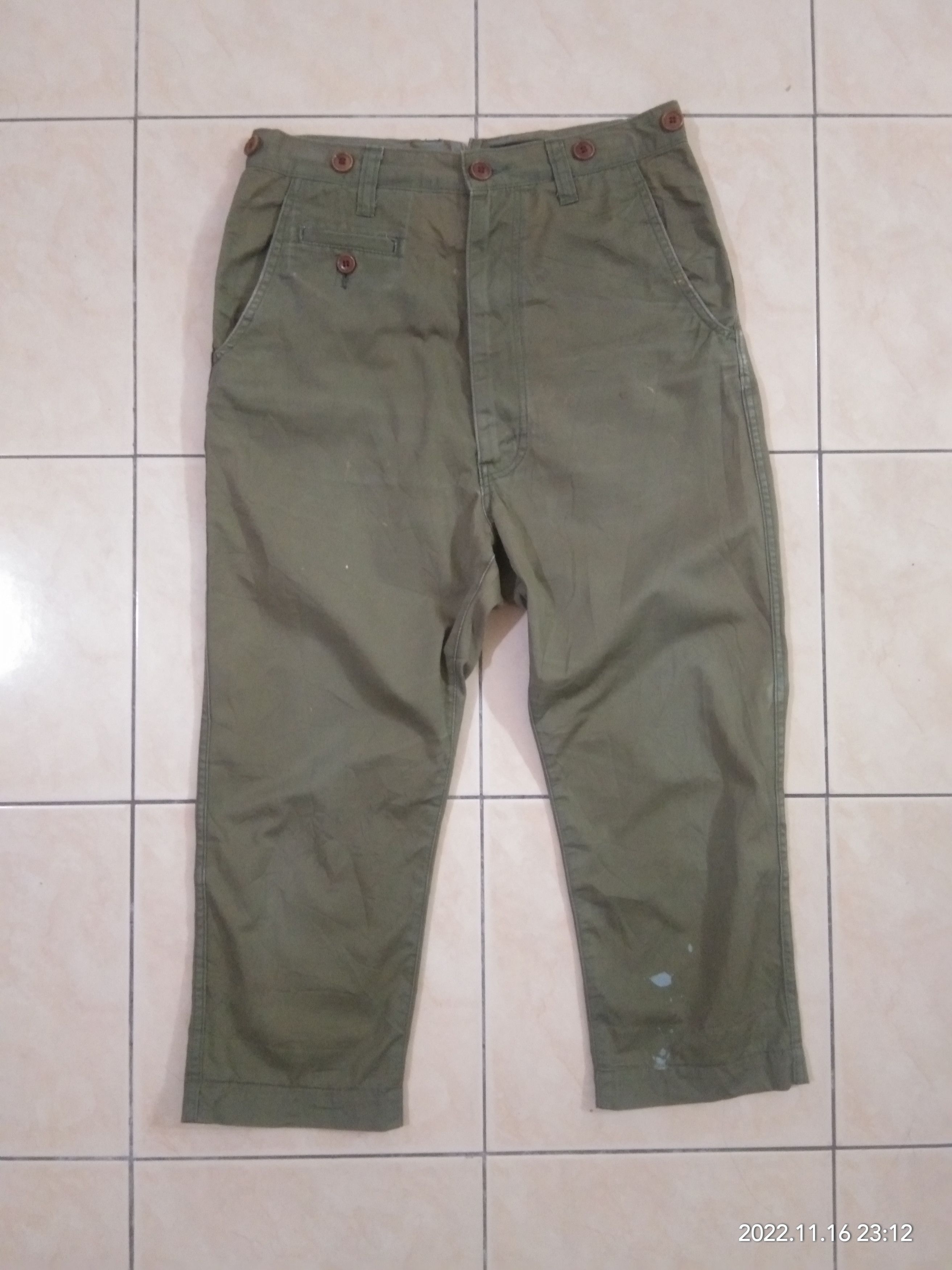 Comme des Garcons × Junya Watanabe DISTRESSED JUNYA WATANABE PANT Size US 30 / EU 46 - 1 Thumbnail