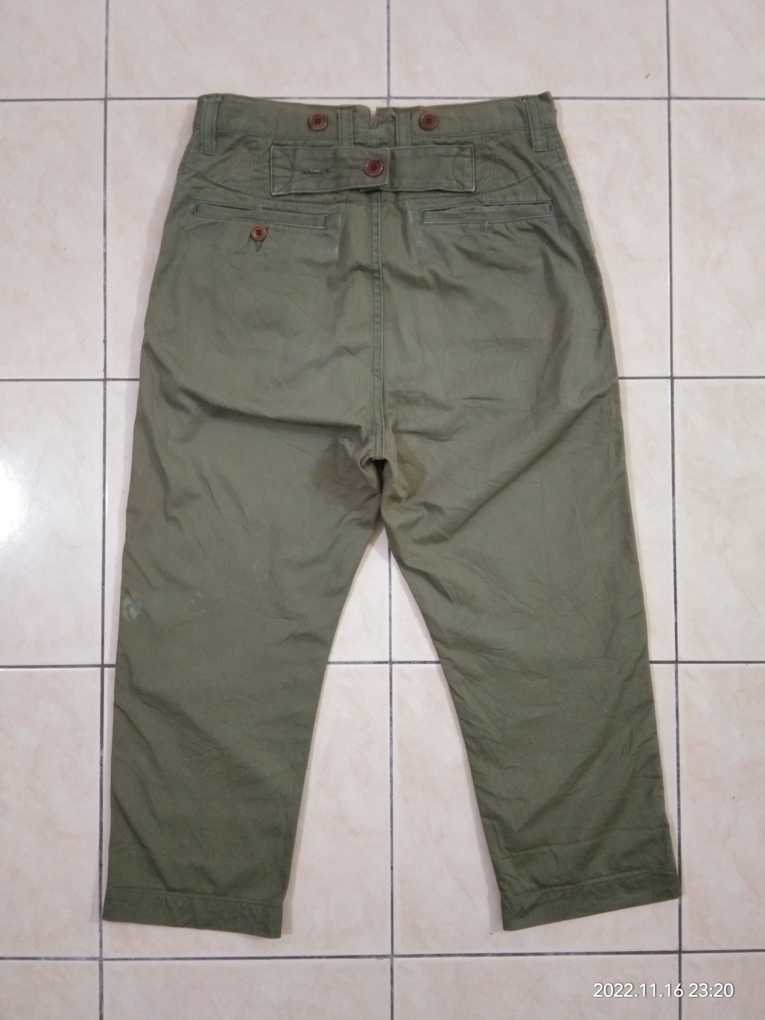 Comme des Garcons × Junya Watanabe DISTRESSED JUNYA WATANABE PANT Size US 30 / EU 46 - 14 Thumbnail