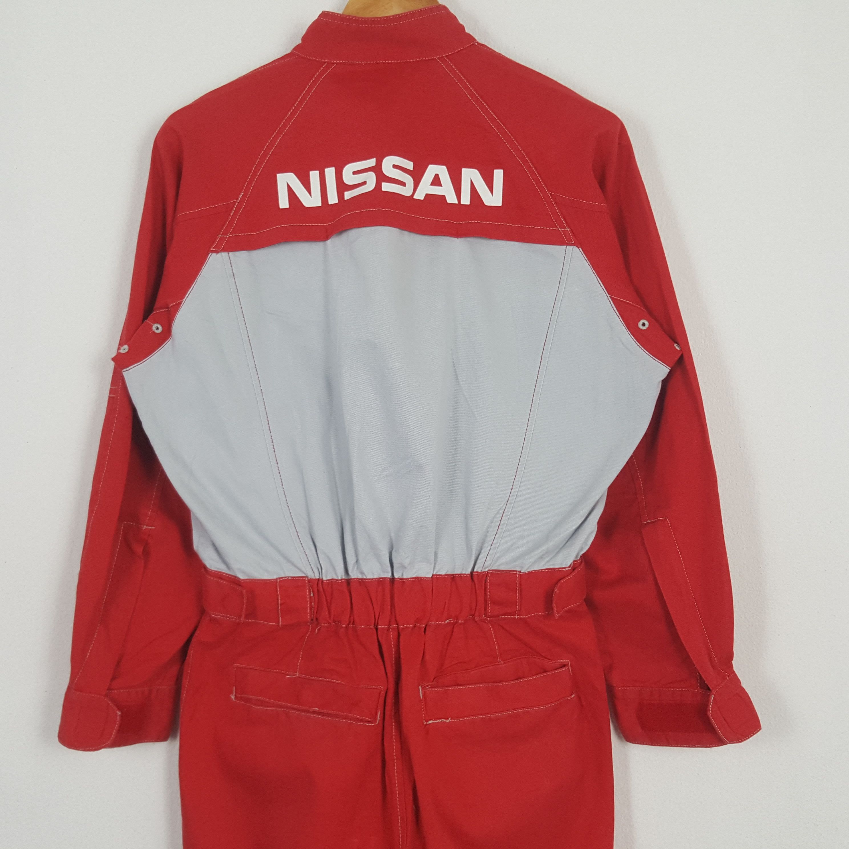 Sports Specialties × Vintage Vintage Nissan Racing Jumpsuit Jacket Size US L / EU 52-54 / 3 - 2 Thumbnail