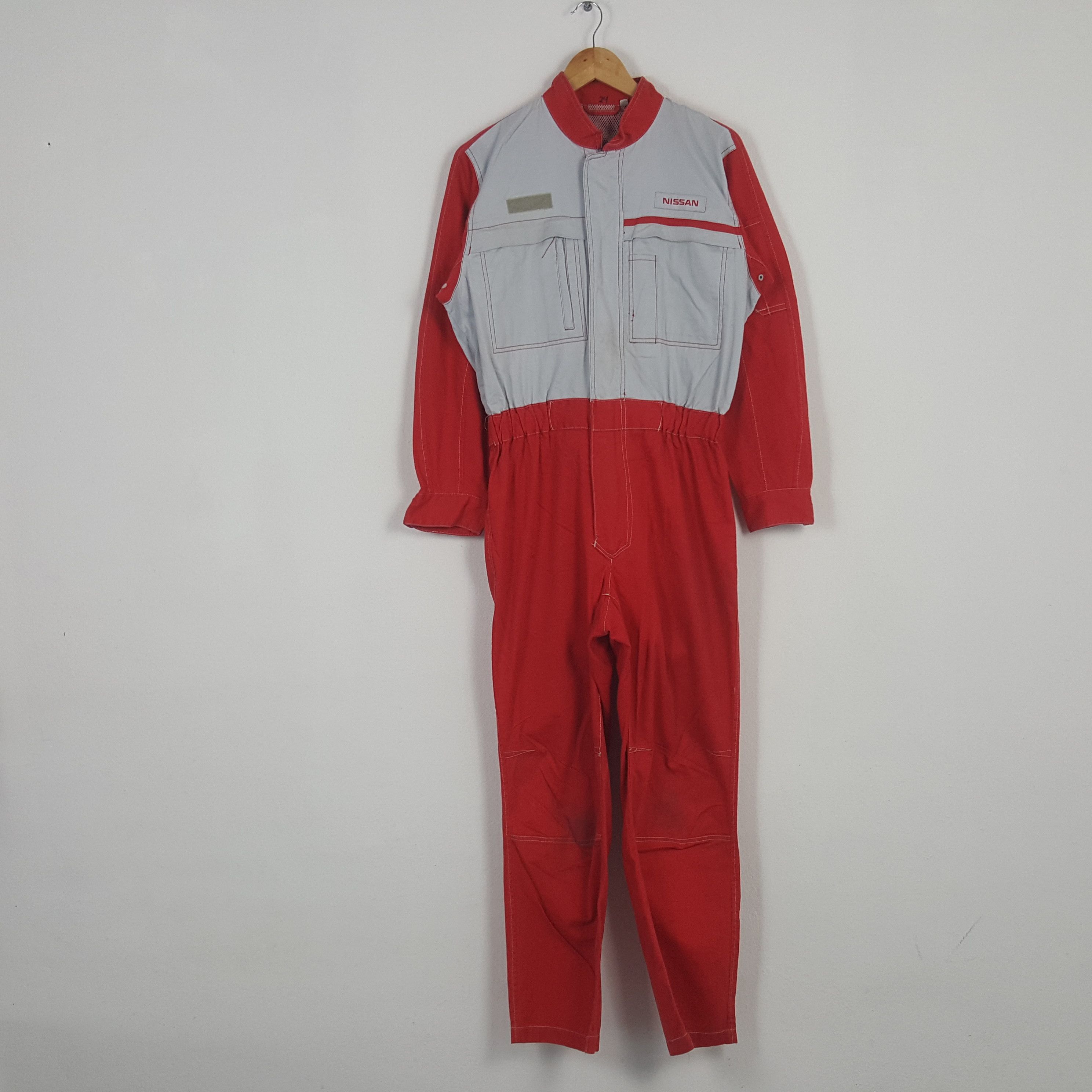 Sports Specialties × Vintage Vintage Nissan Racing Jumpsuit Jacket Size US L / EU 52-54 / 3 - 3 Thumbnail