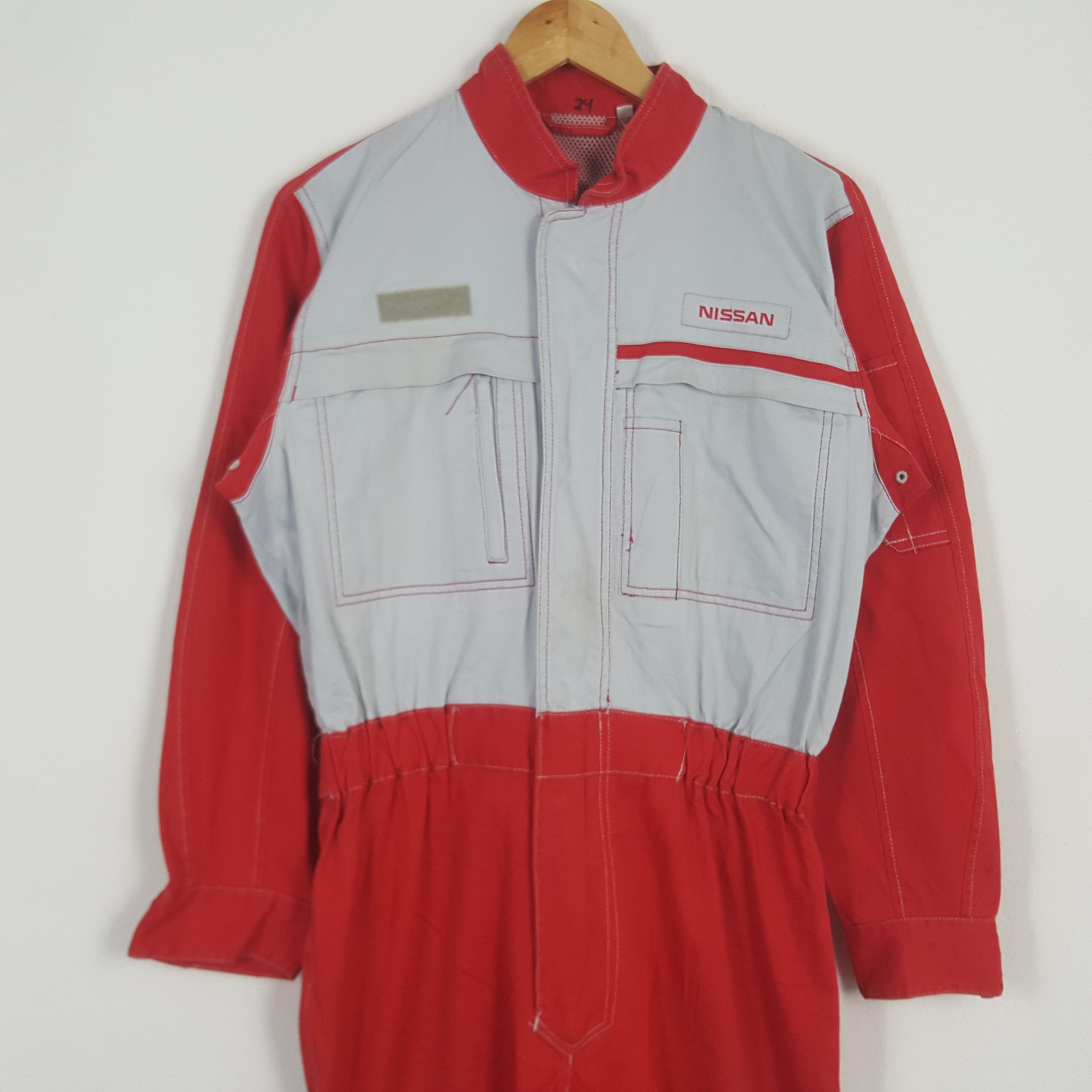 Sports Specialties × Vintage Vintage Nissan Racing Jumpsuit Jacket Size US L / EU 52-54 / 3 - 4 Thumbnail