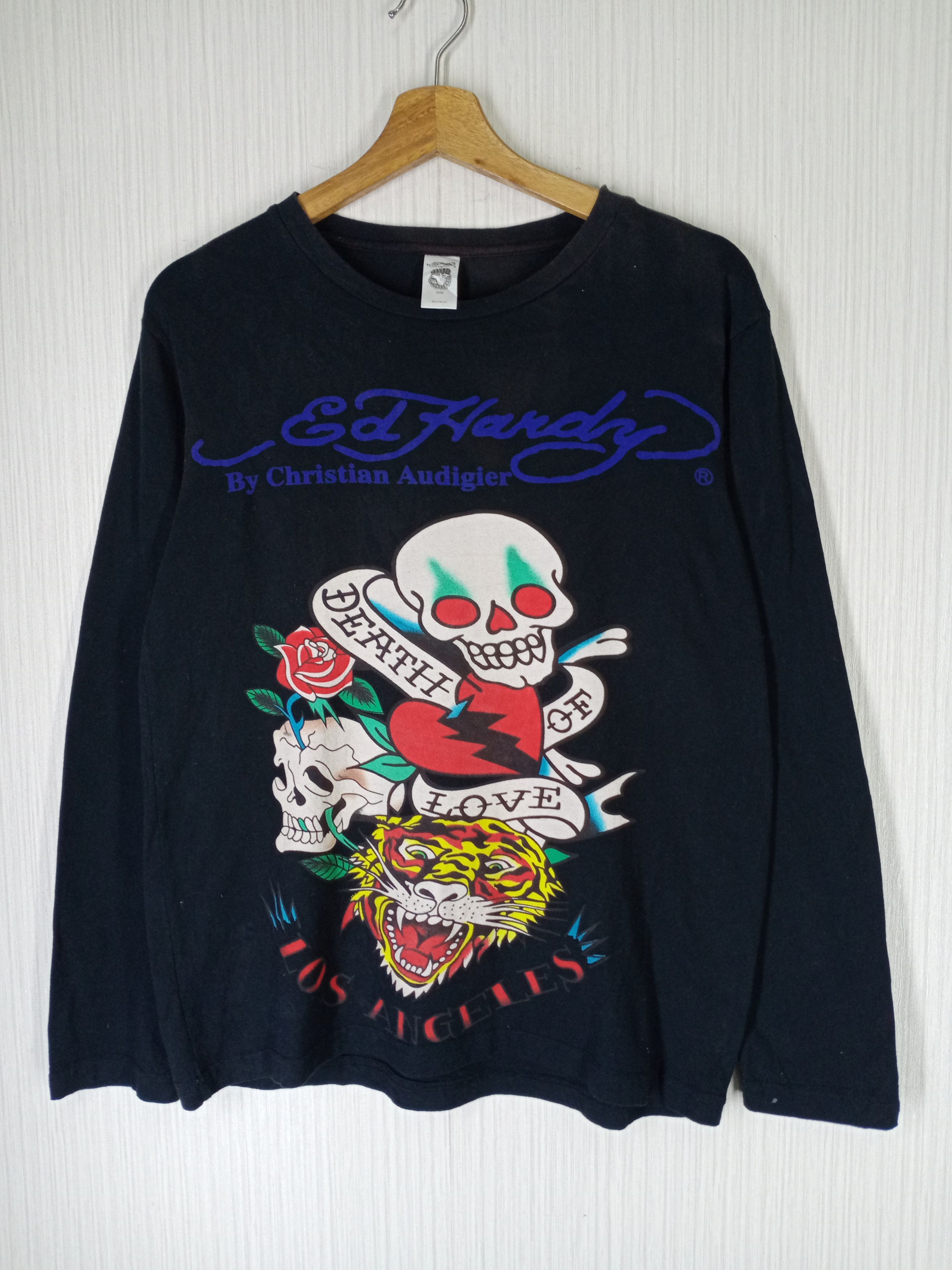 Christian Audigier Rare Ed Hardy By Christian Audigier Long Sleeve Size US M / EU 48-50 / 2 - 1 Thumbnail