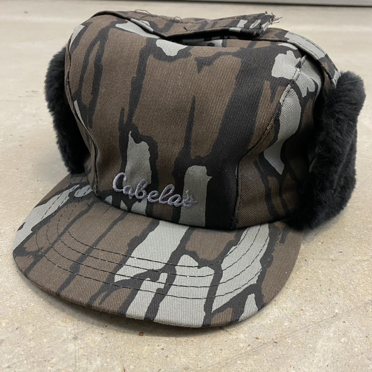 Cabelas Vintage Vintage Cabelas Camo Thinsulate Hat Ear Flap Thermal 3M Hat Grailed