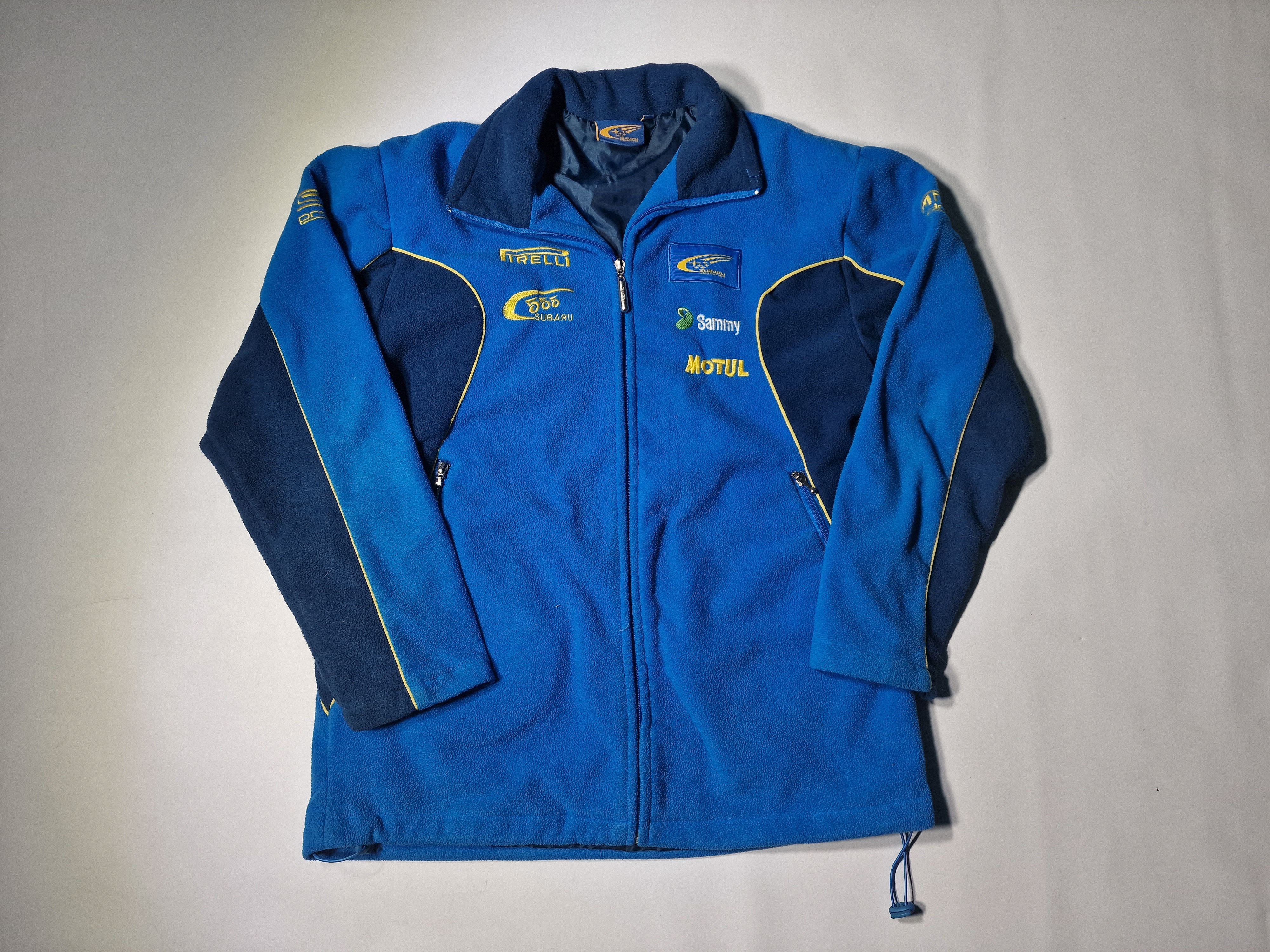 Vintage Vintage 90s subaru world rally team 555 Colin McRae fleece ...