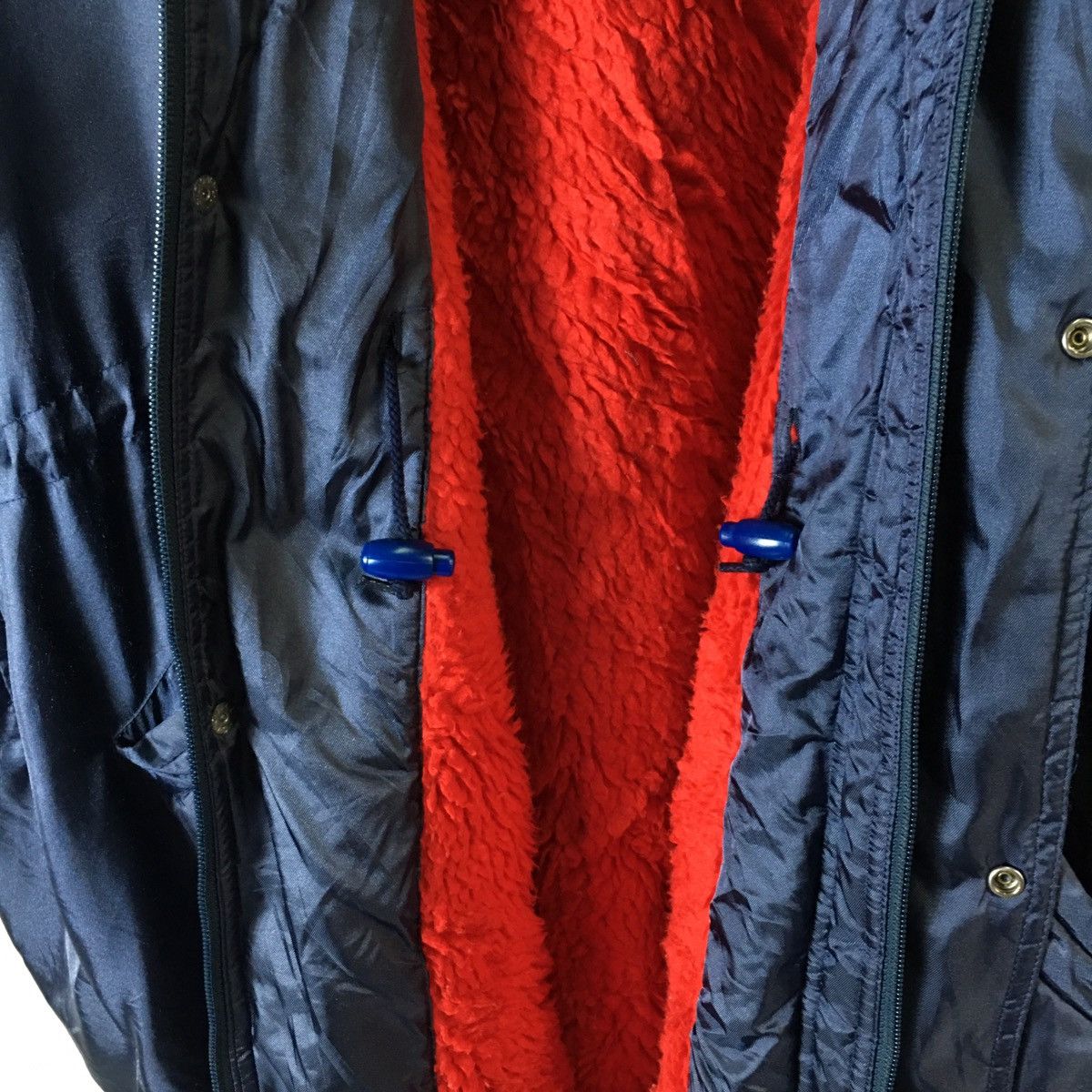 Nike × Vintage 90s Nike Coach Puffer Swoosh Fleece Lining Hoodie Jacket Size US L / EU 52-54 / 3 - 12 Thumbnail