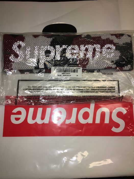 Supreme New Era® Reflective Logo Headband | Grailed