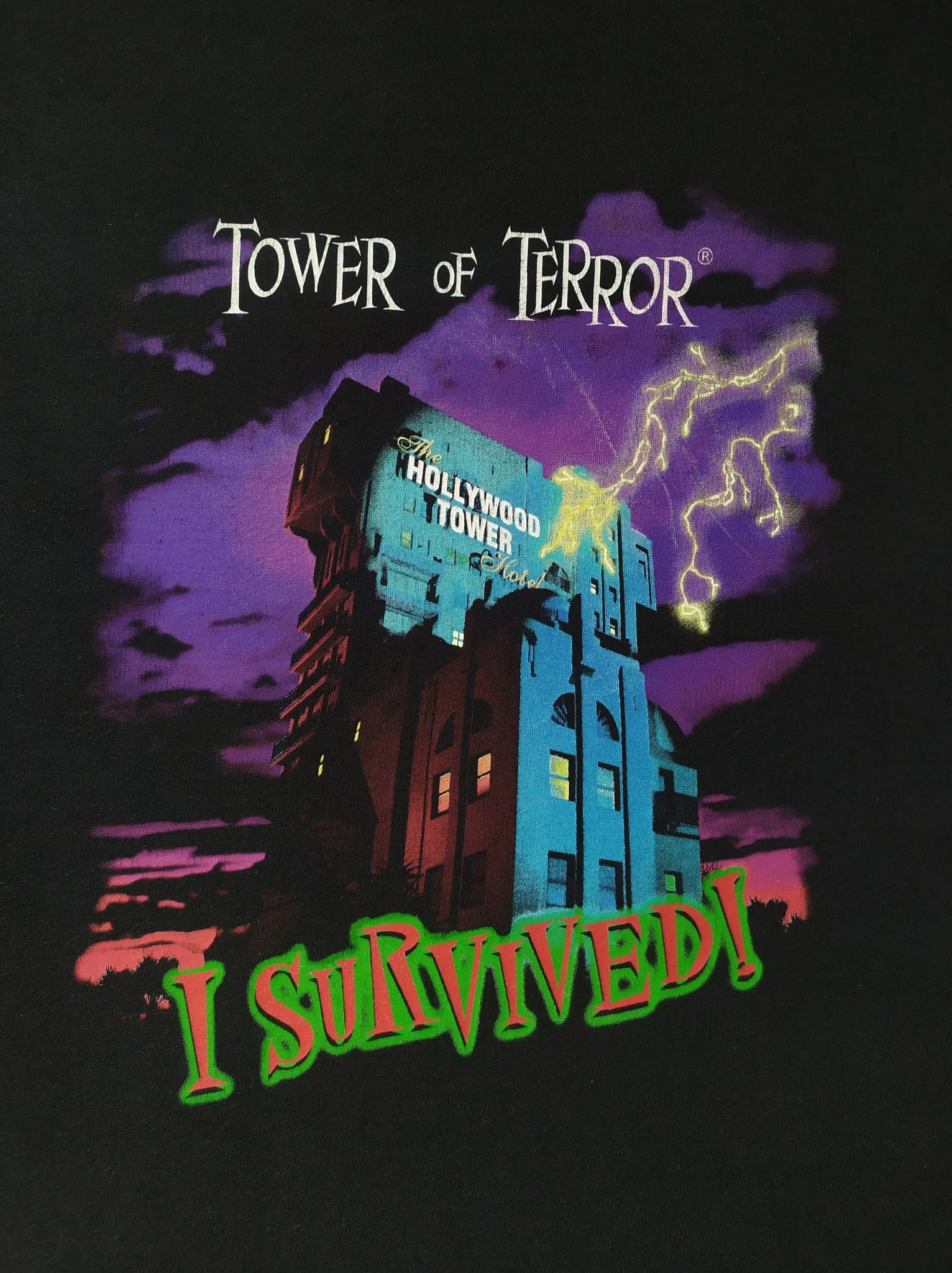 Vintage mickey mouse tower of terror disneyland paris vintage grailed