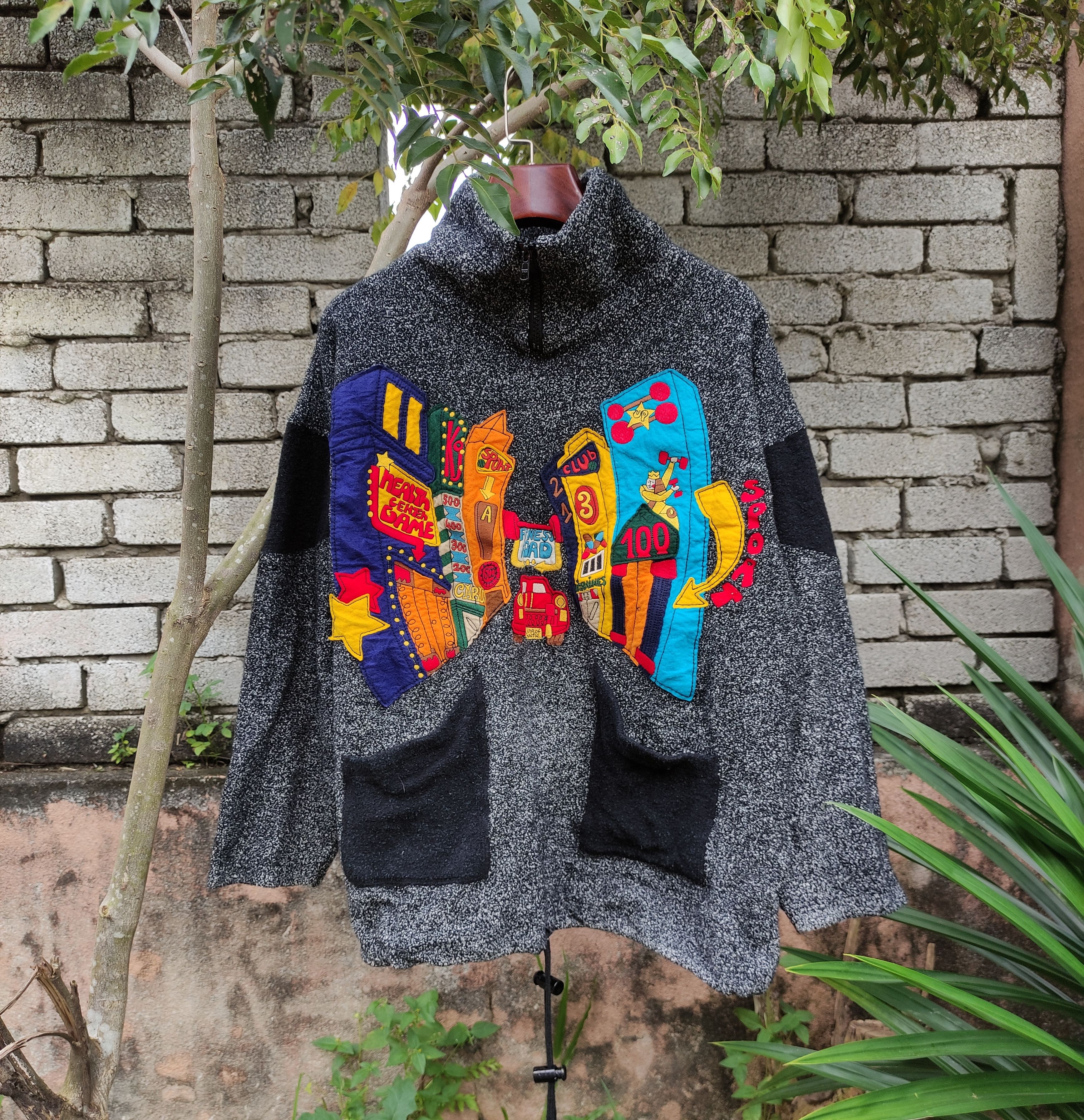 Jean Charles De Castelbajac JEAN CHARLES DE CASTELBAJAC SPORT VINTAGE PULLOVER JACKET Size M / US 6-8 / IT 42-44 - 1 Thumbnail