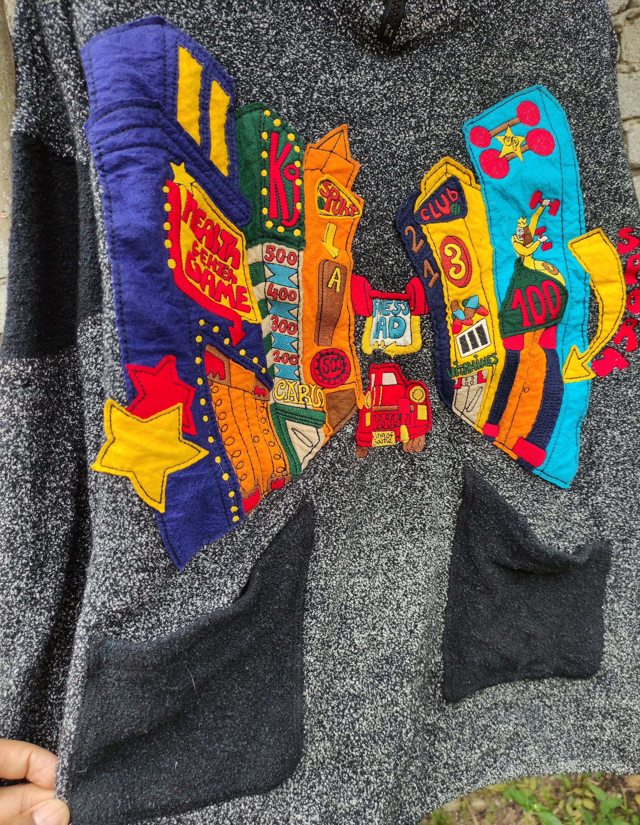 Jean Charles De Castelbajac JEAN CHARLES DE CASTELBAJAC SPORT VINTAGE PULLOVER JACKET Size M / US 6-8 / IT 42-44 - 5 Thumbnail