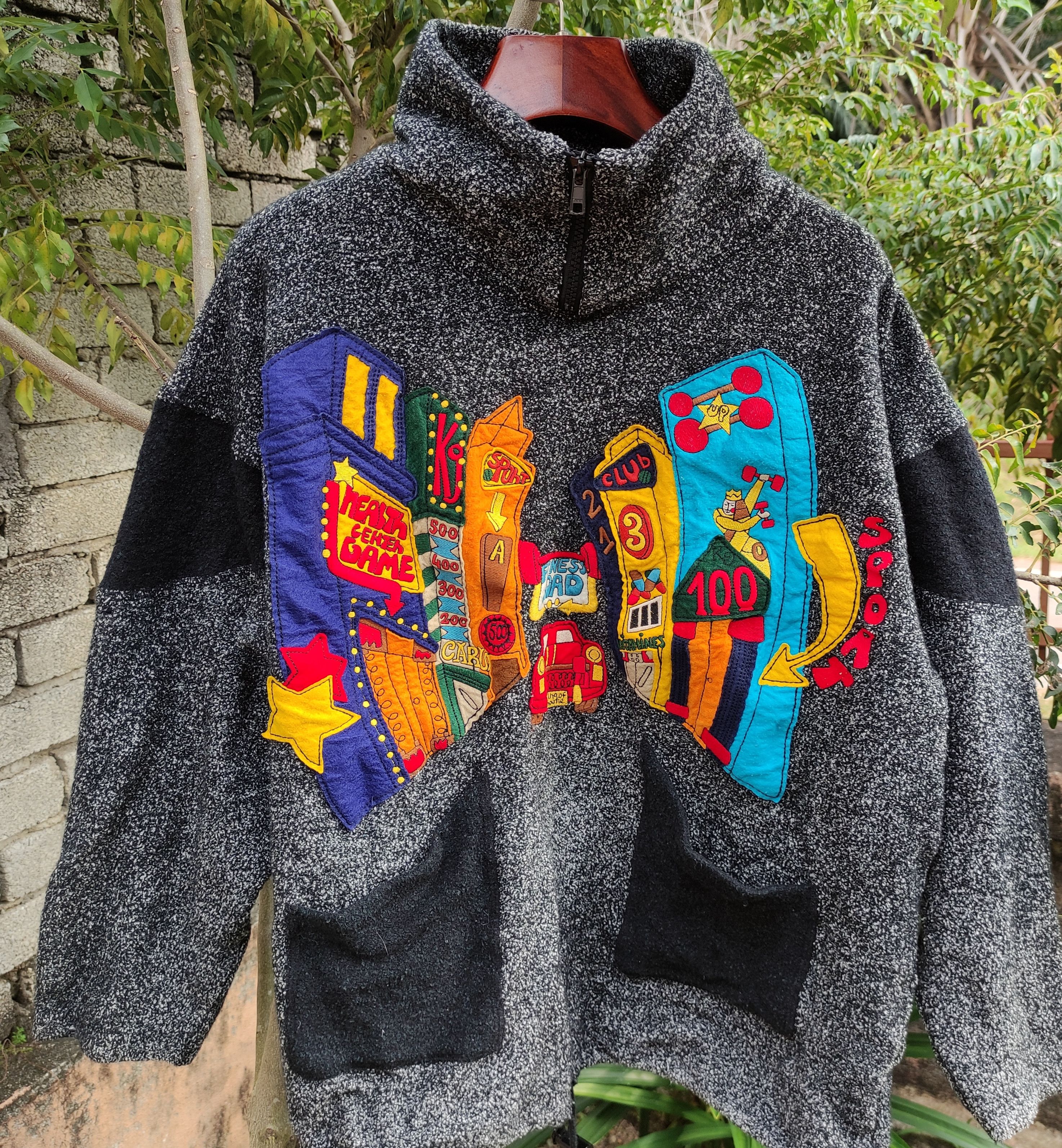 Jean Charles De Castelbajac JEAN CHARLES DE CASTELBAJAC SPORT VINTAGE PULLOVER JACKET Size M / US 6-8 / IT 42-44 - 2 Thumbnail