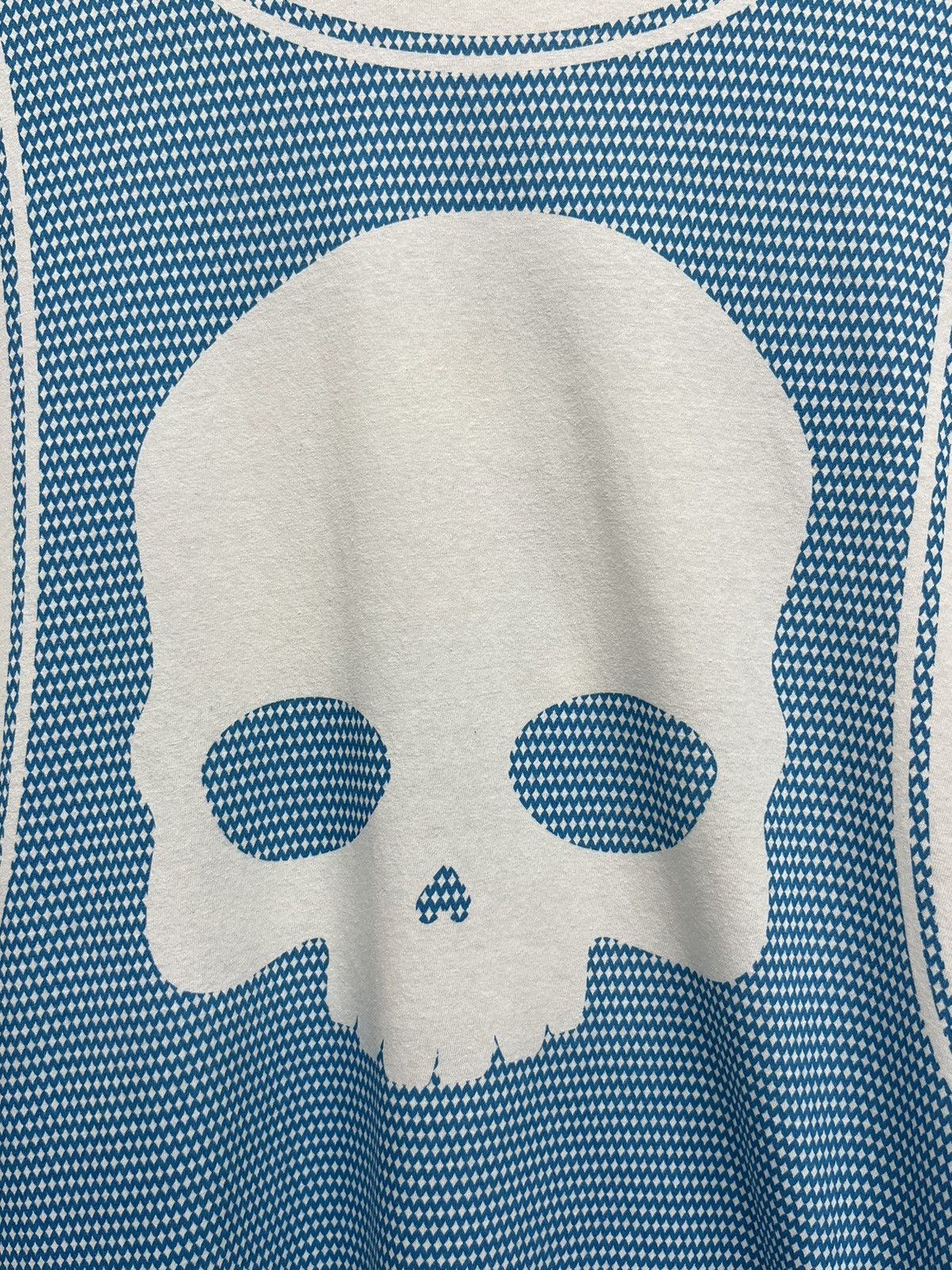 HYDROGEN Vintage 90’s HYDROGEN Skull Cotton Basketball Design T-Shirt Size US M / EU 48-50 / 2 - 3 Thumbnail