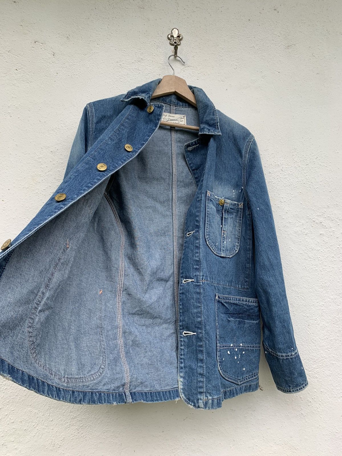 Schott PERFECTO SCHOOT N.Y.C MULTIPOCKET DENIM JACKET Size US S / EU 44-46 / 1 - 12 Thumbnail