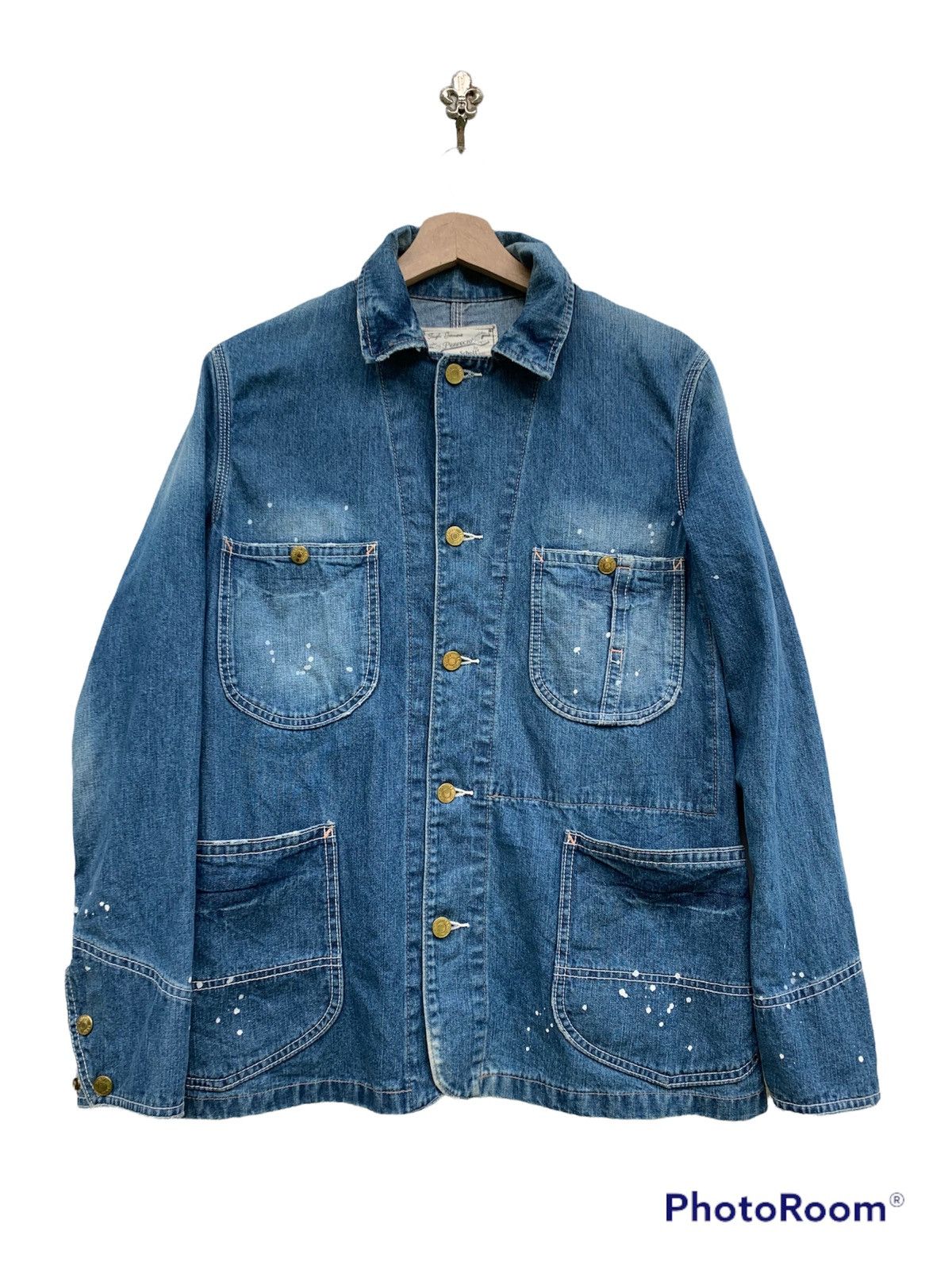 Schott PERFECTO SCHOOT N.Y.C MULTIPOCKET DENIM JACKET Size US S / EU 44-46 / 1 - 1 Thumbnail