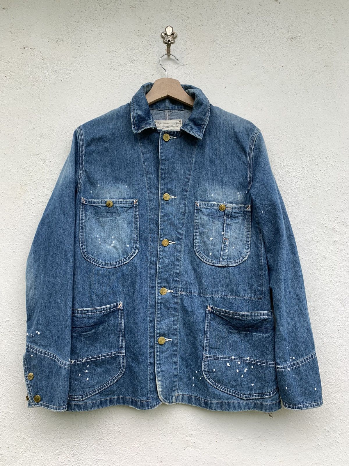 Schott PERFECTO SCHOOT N.Y.C MULTIPOCKET DENIM JACKET Size US S / EU 44-46 / 1 - 3 Thumbnail