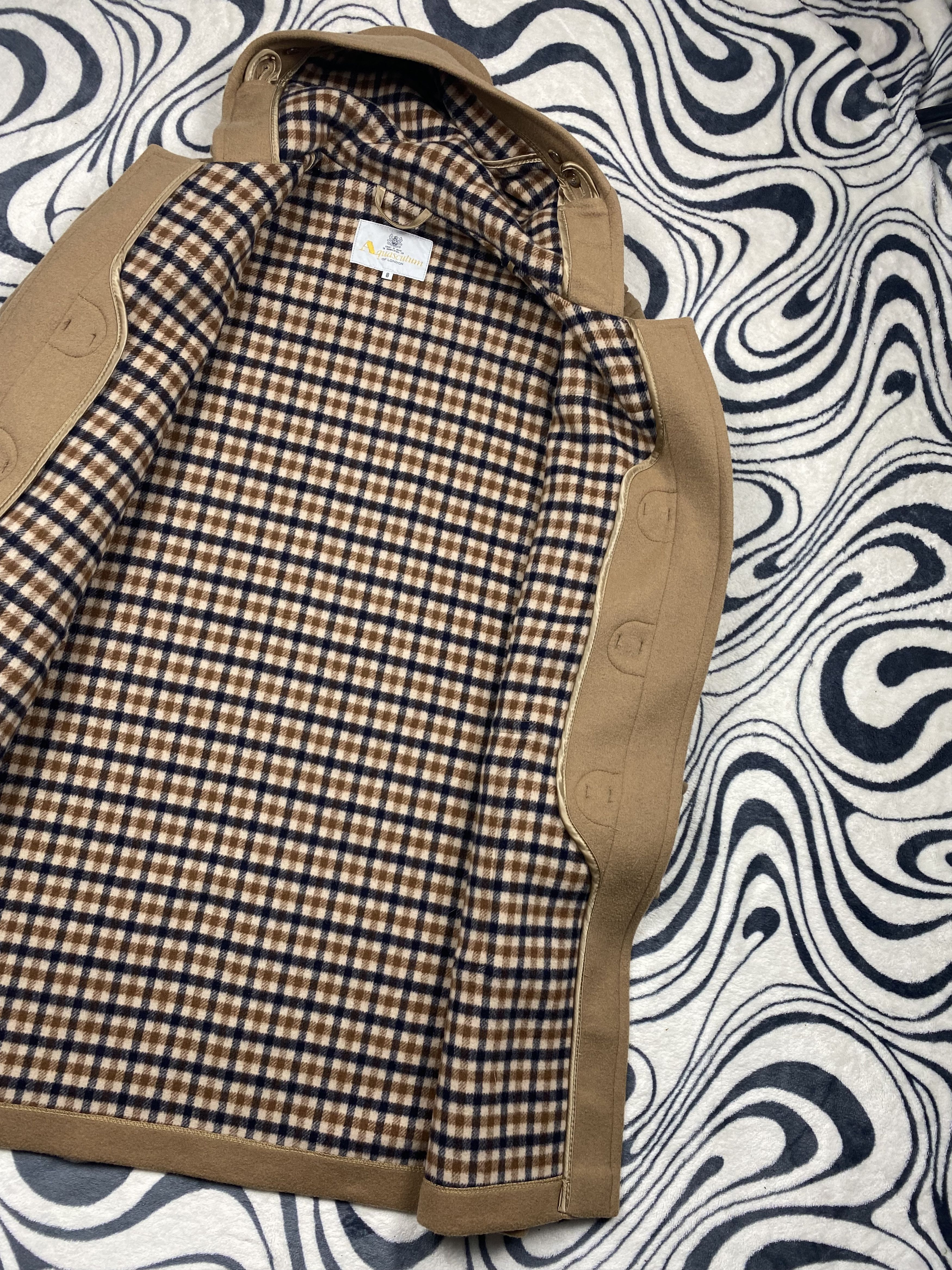 Aquascutum Aquascutum London Vintage Womens Wool Duffle Coat Jacket Size S / US 4 / IT 40 - 6 Thumbnail