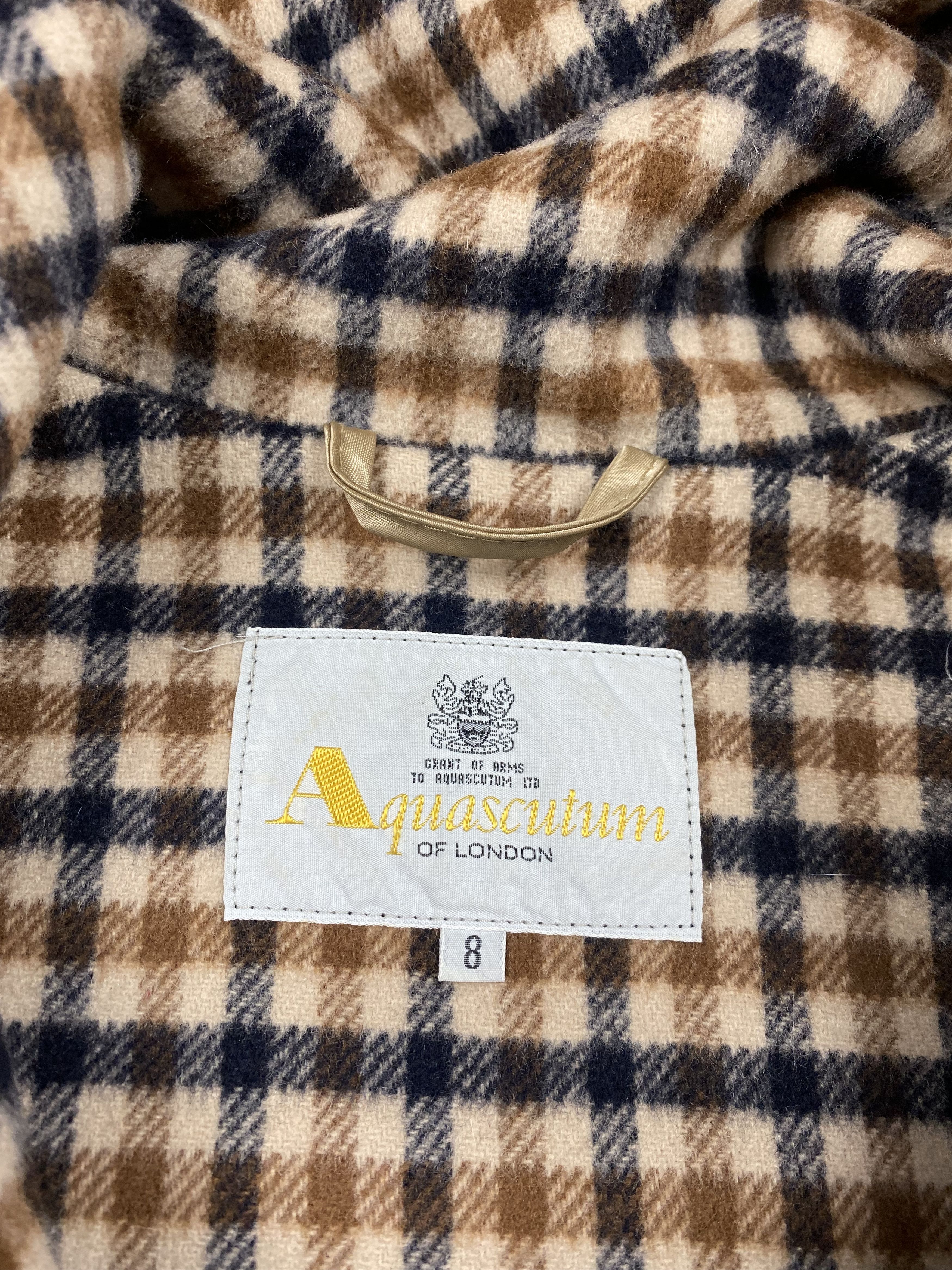 Aquascutum Aquascutum London Vintage Womens Wool Duffle Coat Jacket Size S / US 4 / IT 40 - 4 Thumbnail