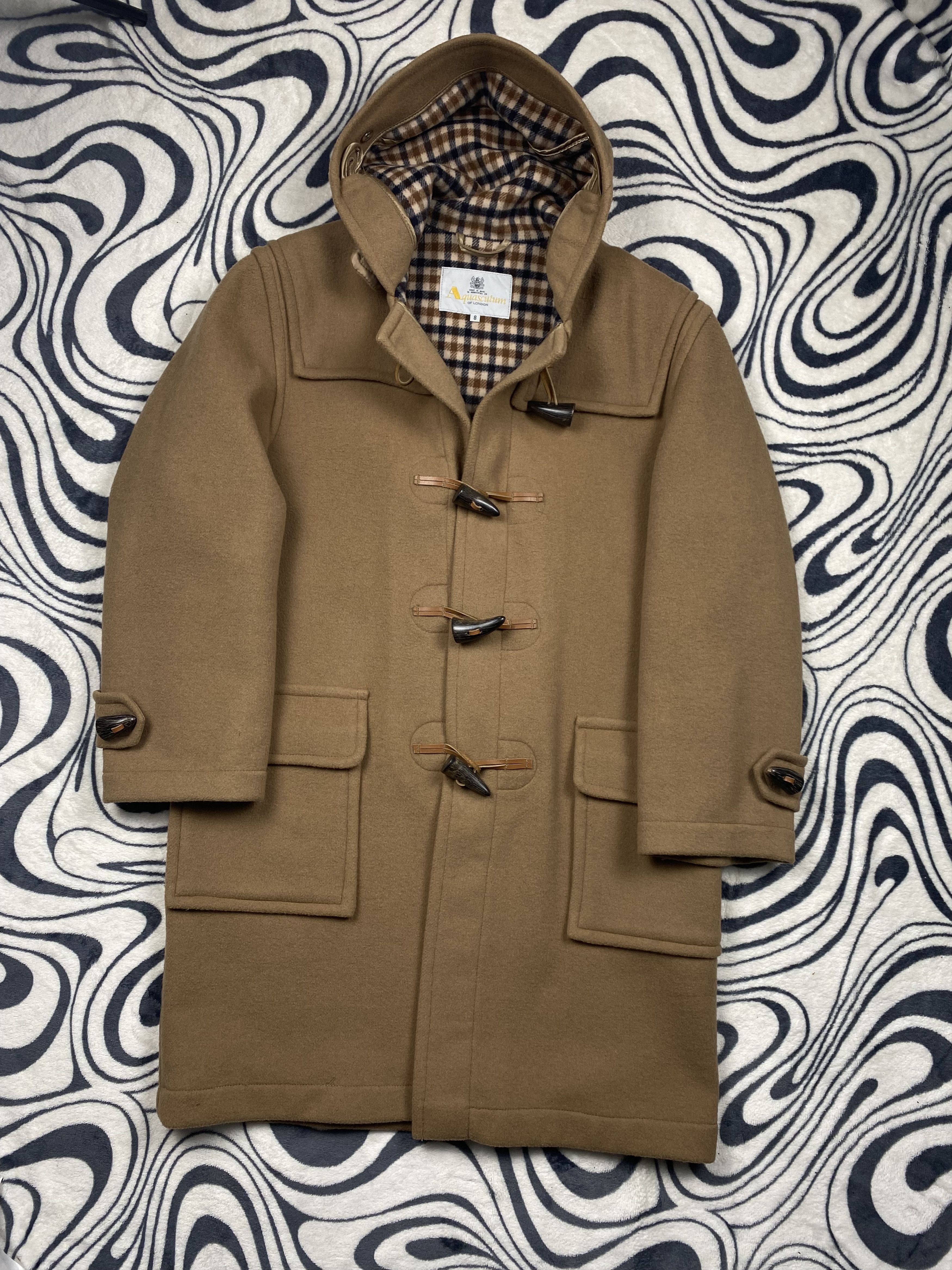 Aquascutum Aquascutum London Vintage Womens Wool Duffle Coat Jacket Size S / US 4 / IT 40 - 1 Thumbnail