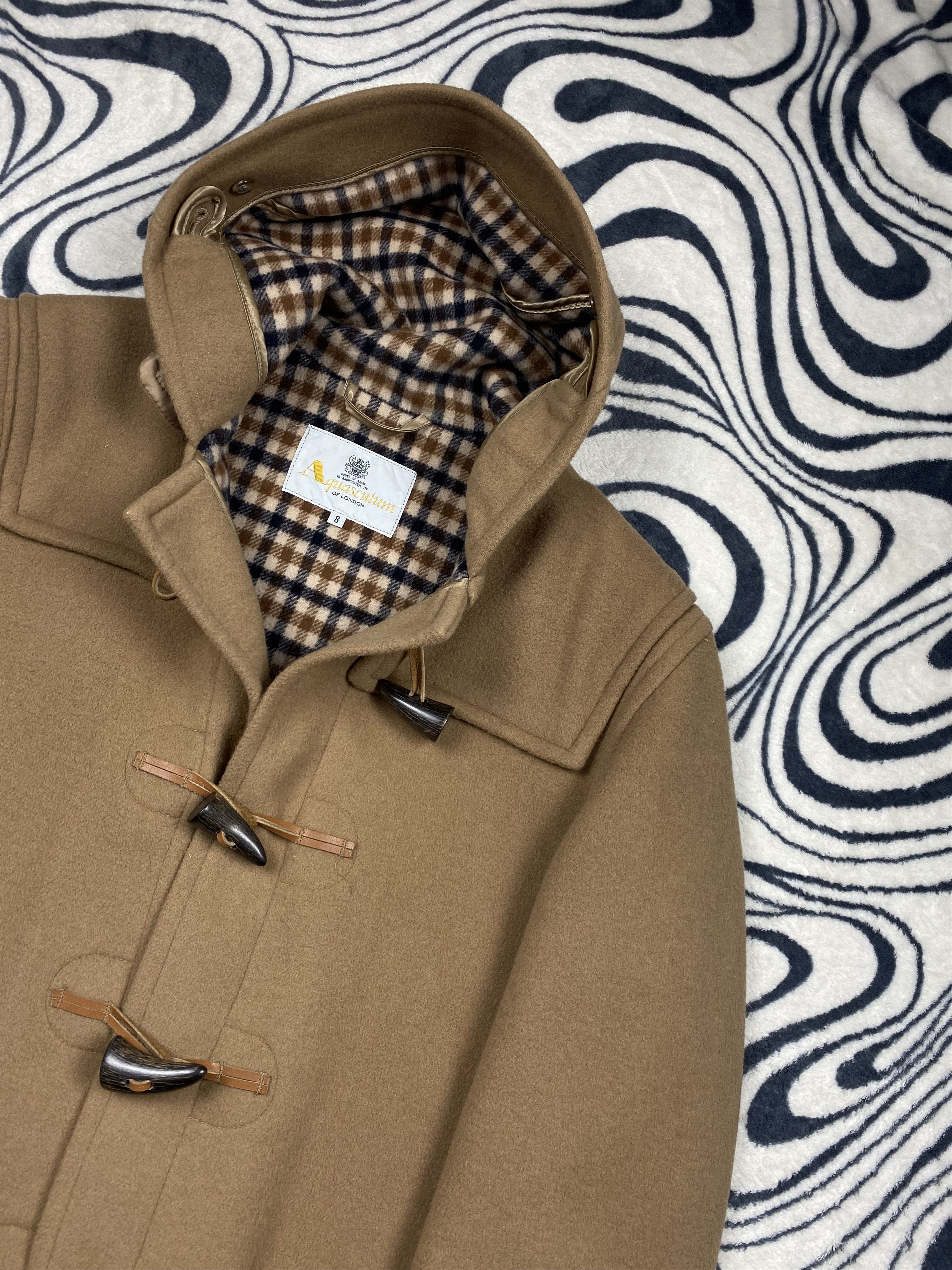 Aquascutum Aquascutum London Vintage Womens Wool Duffle Coat Jacket Size S / US 4 / IT 40 - 2 Thumbnail