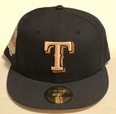 Exclusive Texas Rangers 7 5/8 Topperz Peach Copper 40th New Era Fitted Hat