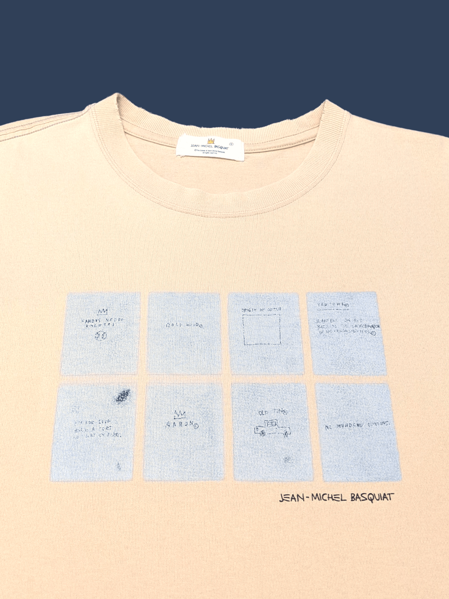 Jean-Michel Basquiat × Vintage Vintage Jean Michel Basquiat Art Collection T shirt Size US S / EU 44-46 / 1 - 1 Thumbnail