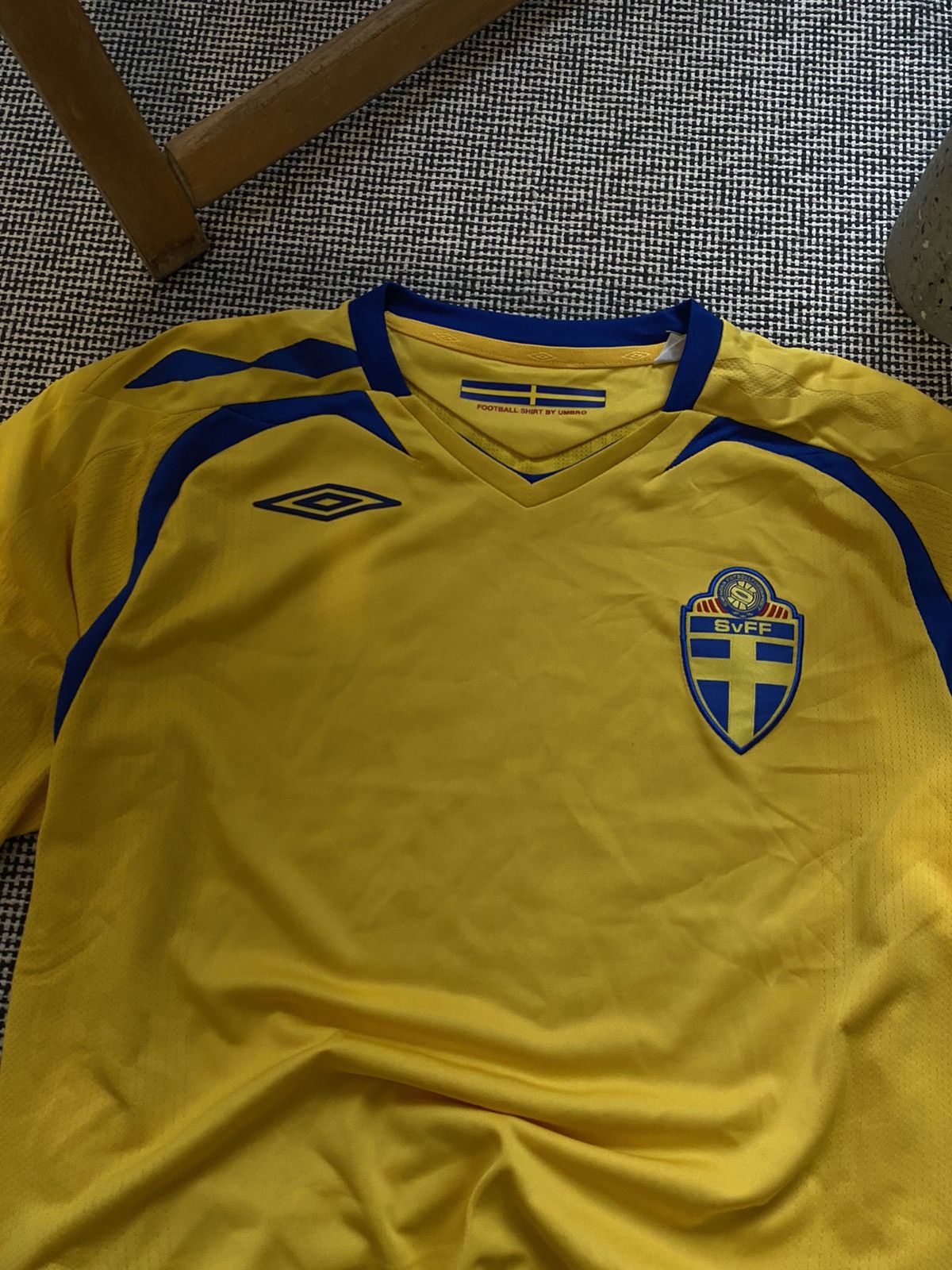 Umbro × Vintage Rare Vintage soccer jersey Sweden umbro y2k Size US XL / EU 56 / 4 - 2 Thumbnail