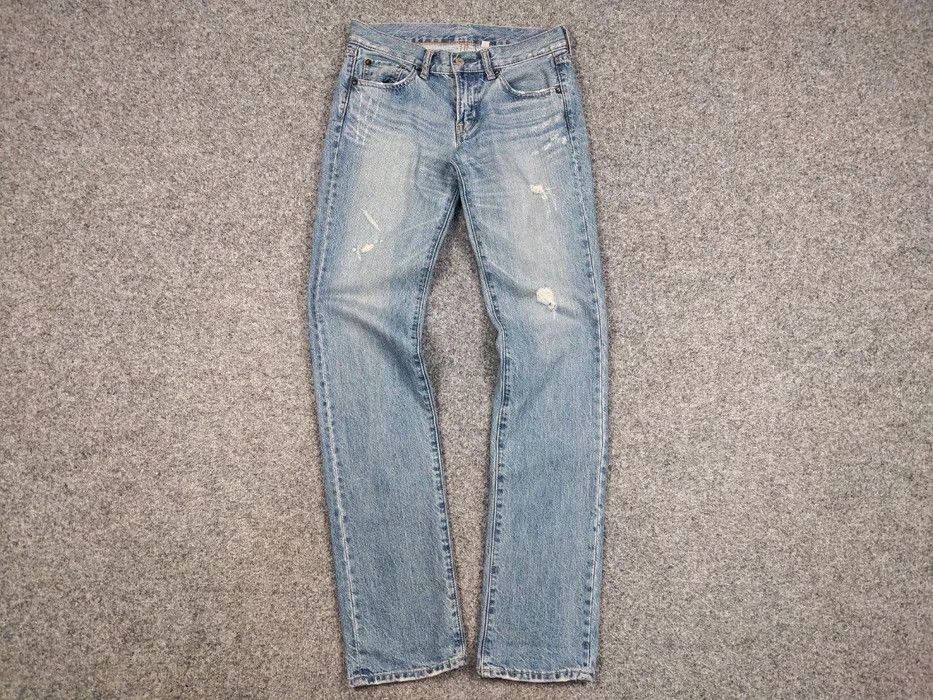 Uniqlo Vintage 90's Japan Uniqlo Faded Washed Denim Jeans Size US 29 - 6 Thumbnail