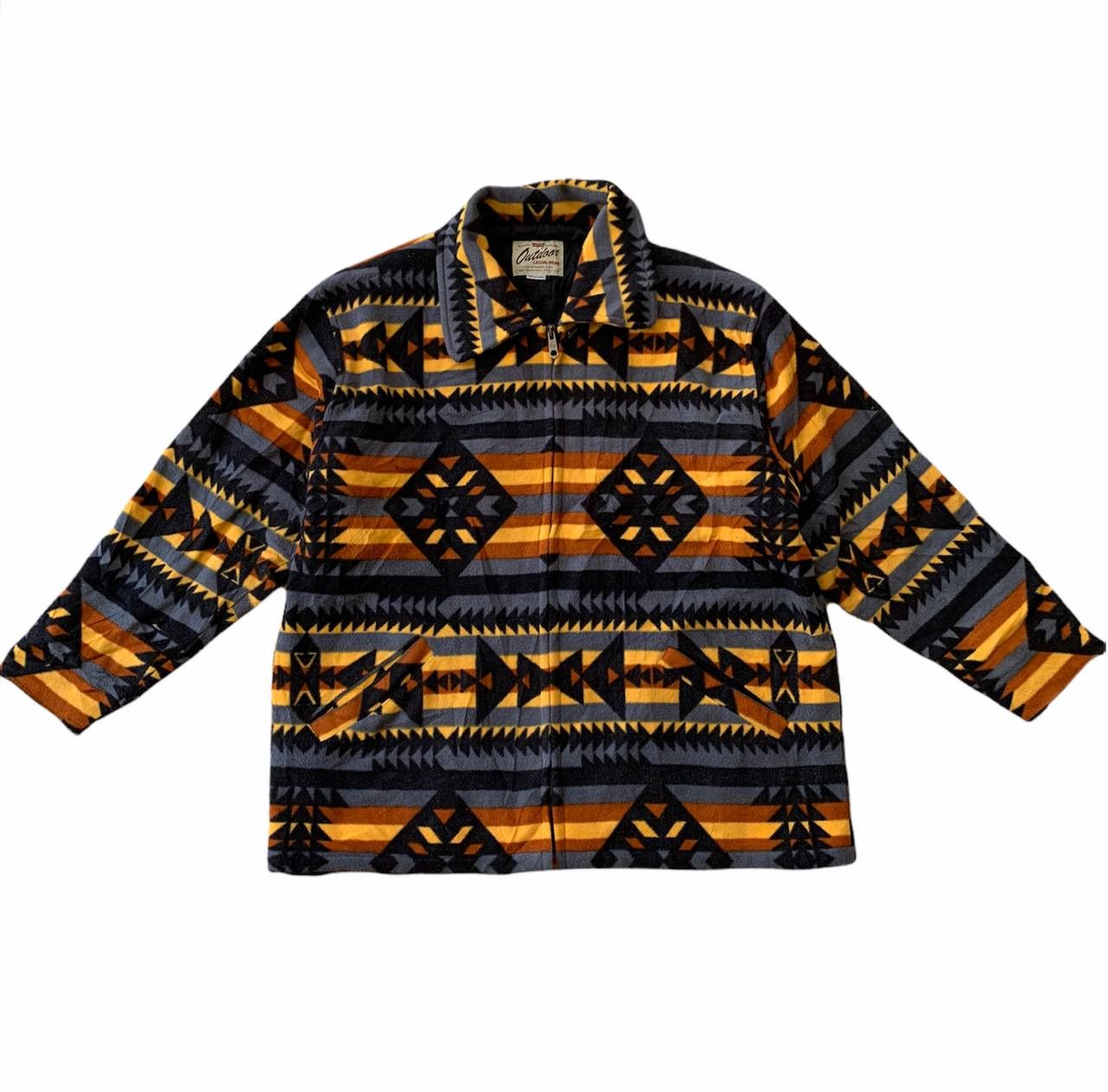 Levi's Levi's Native Striking Yellow Wool Jacket Size US L / EU 52-54 / 3 - 3 Thumbnail