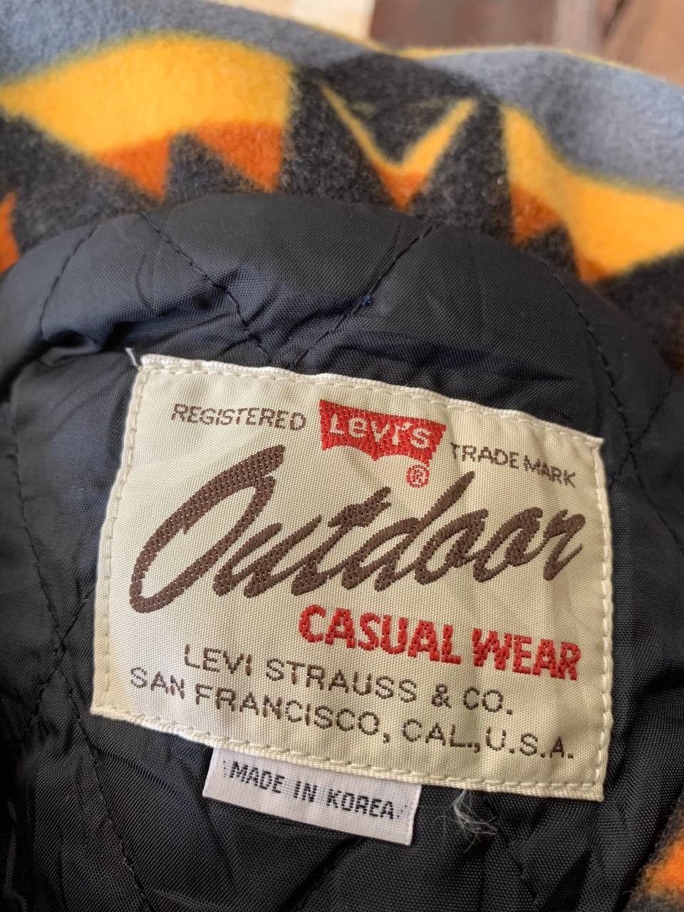 Levi's Levi's Native Striking Yellow Wool Jacket Size US L / EU 52-54 / 3 - 6 Thumbnail